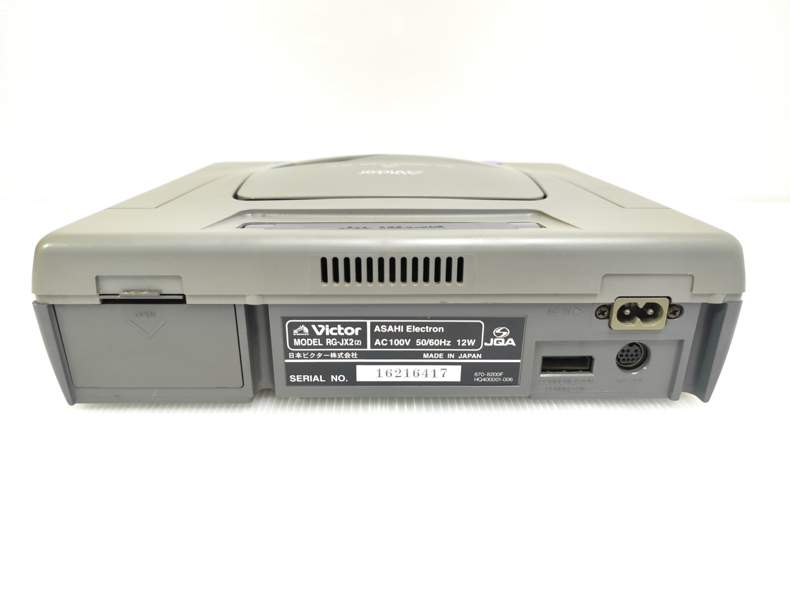 Victor V Saturn Console RG-JX2 Sega Saturn NTSC-J Japan Works Perfectly