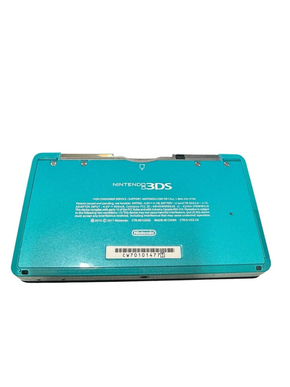 Nintendo 3DS System In Box – Aqua Blue Region USA, Charger US Model Tested