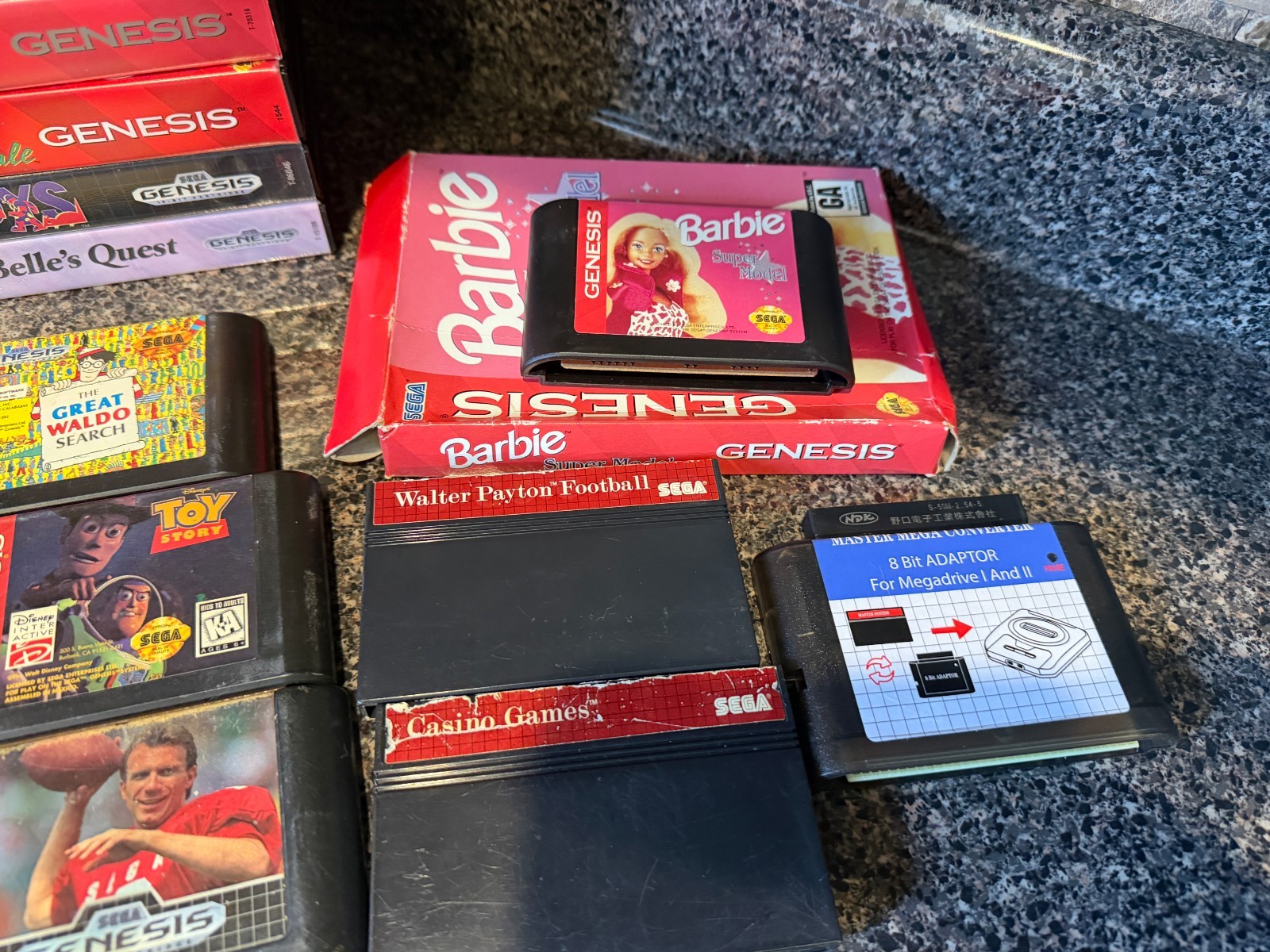 Sega Genesis Model 1 Console Bundle Controller, 15 Games, and Power/Av Cables!