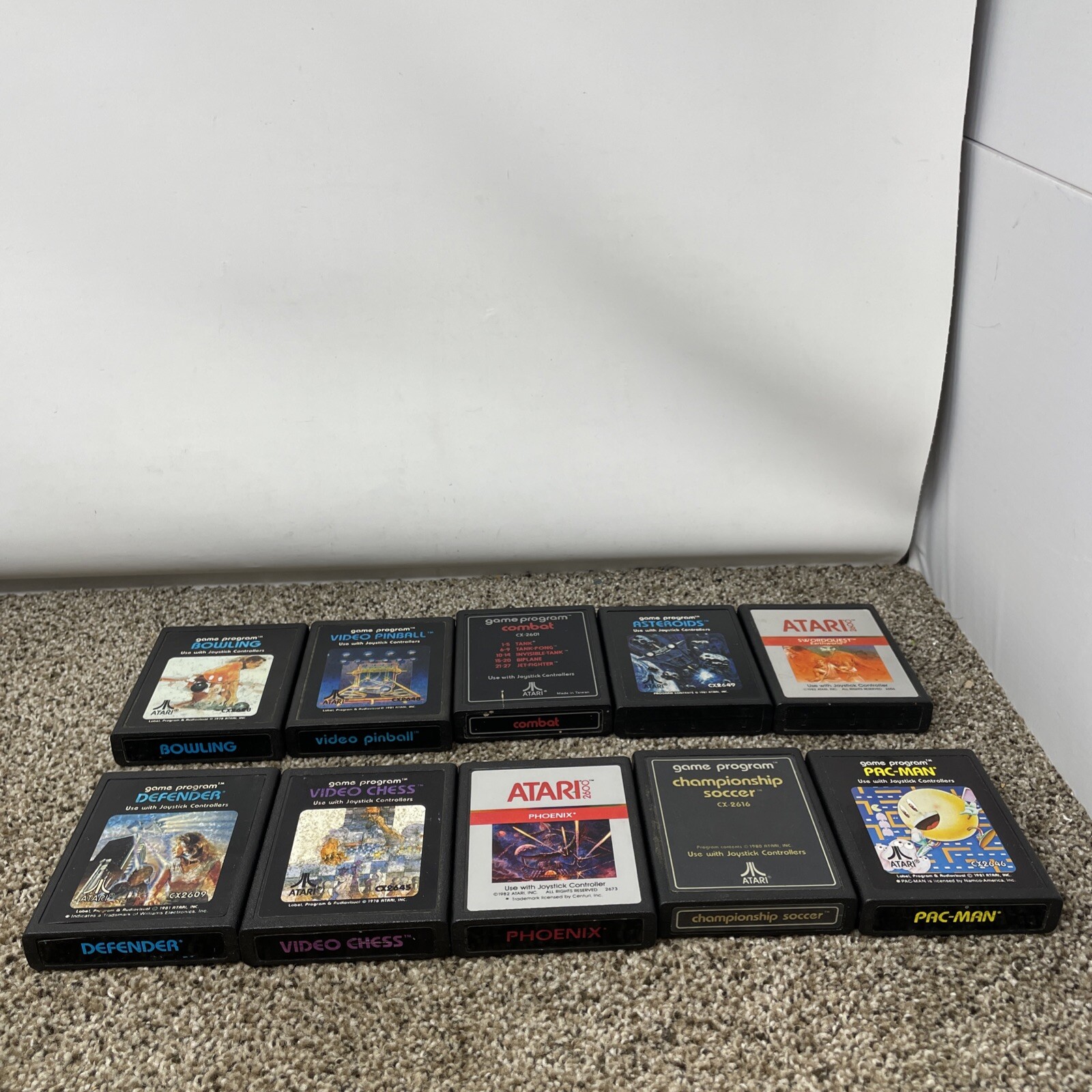Atari 2600 Junior Jr Console System Bundle 10 Games Tested