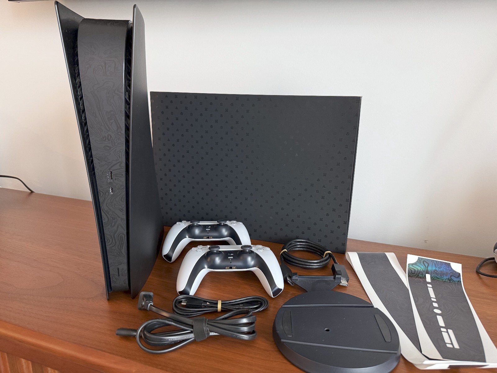 Sony PS5 Digital Edition Console w/ 1TB FireCuda SSD, 2 Controllers, Accessories