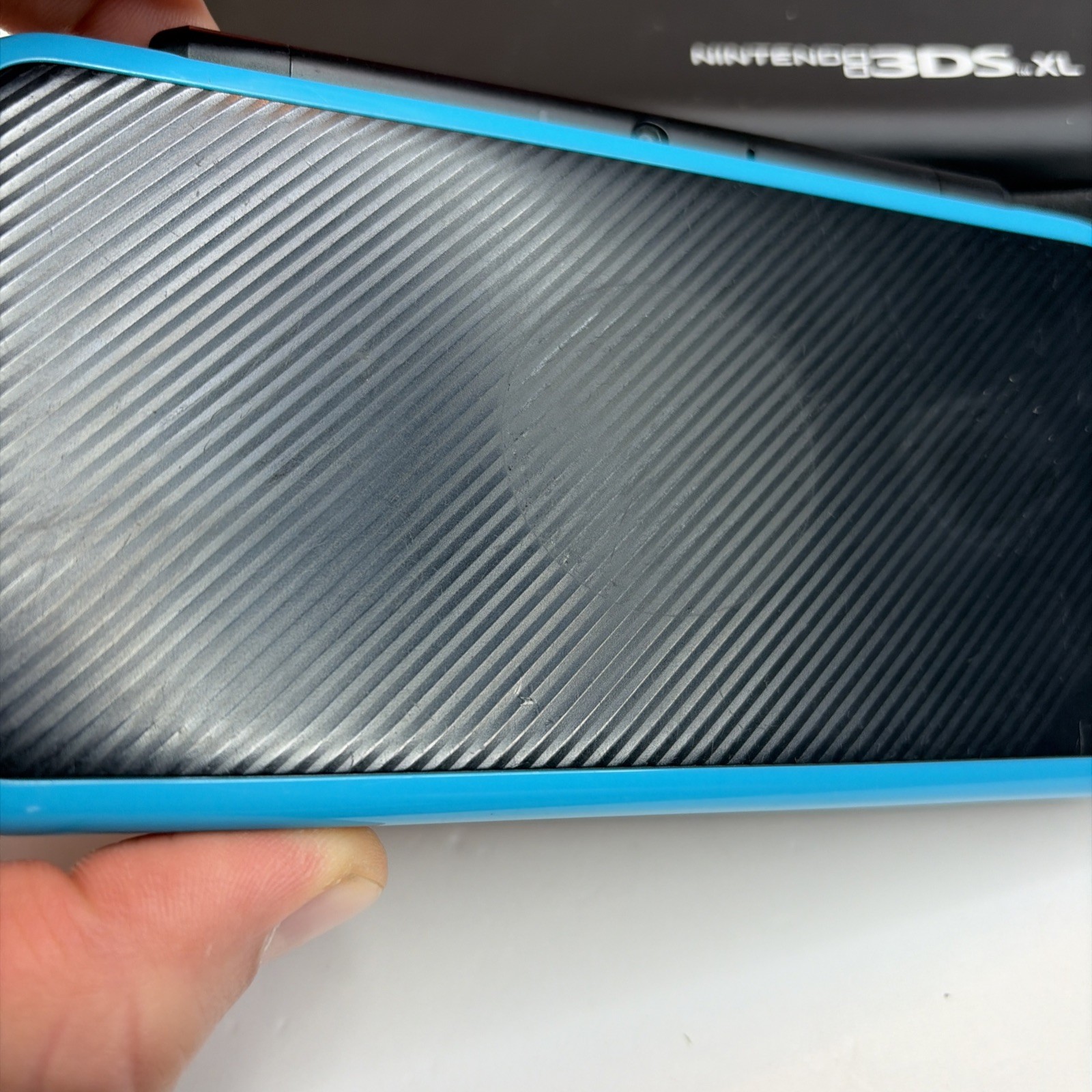 Nintendo 2DS XL Console – Black/Turquoise W Charger Case Stylus US Model