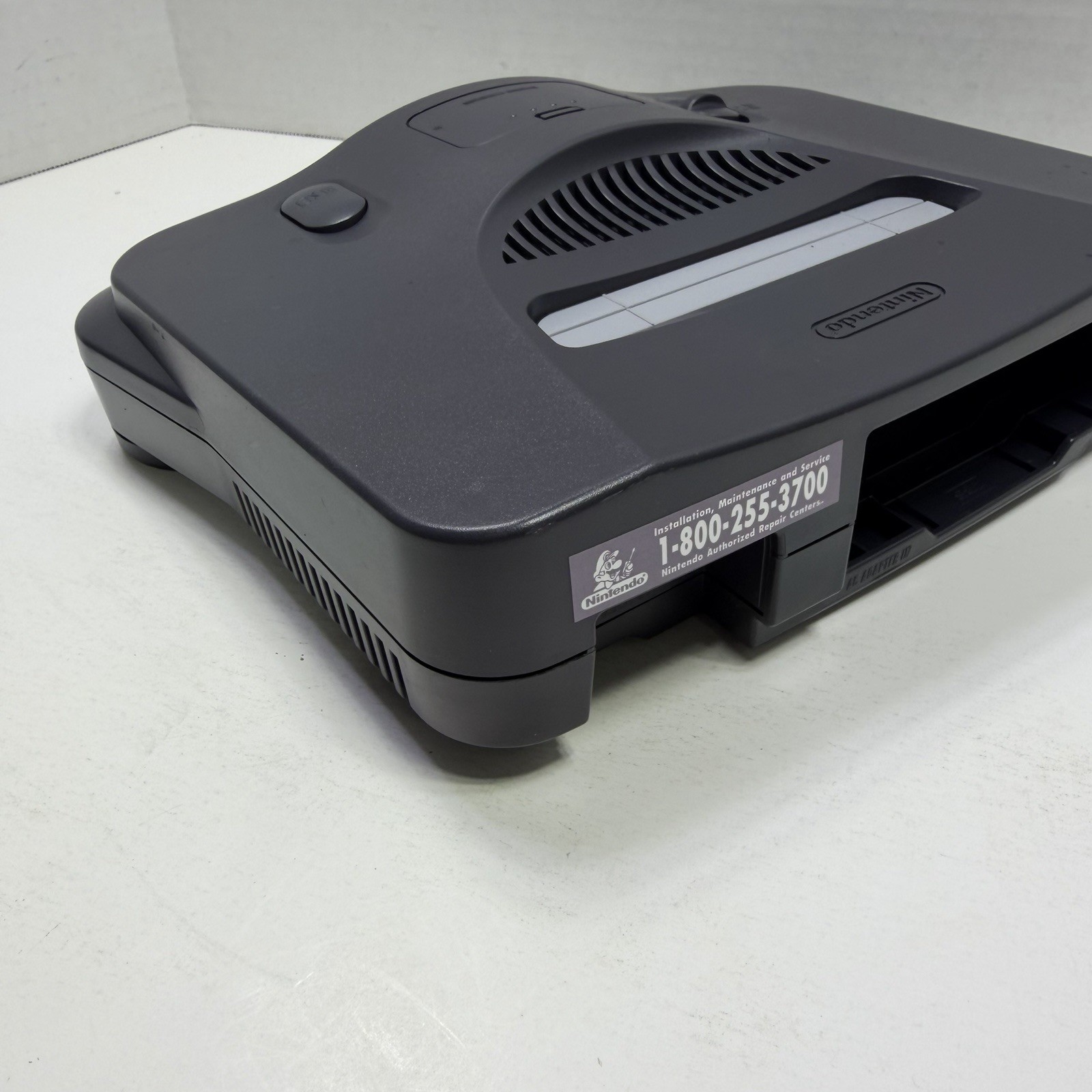 Nintendo 64 NUS-001 Black Console w/Controller, Game & Cables, Tested/Cleaned