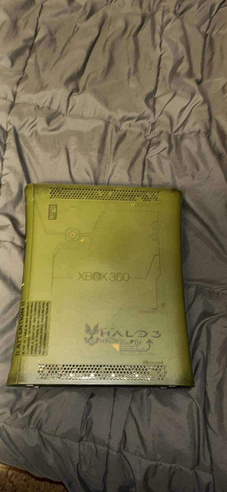 Microsoft Xbox 360 Halo 3 Special Edition Console Green Gold HDMI Ethernet USB