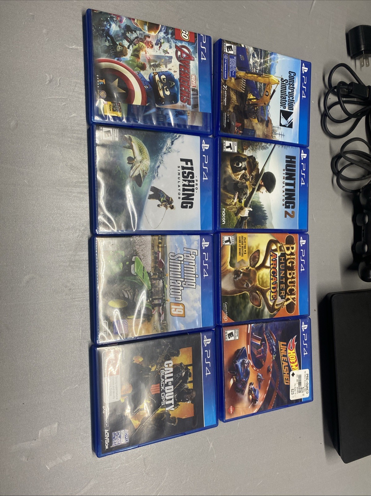 Sony PlayStation 4 Slim 1TB CUH-2215B Console + 8 Games & Controllers