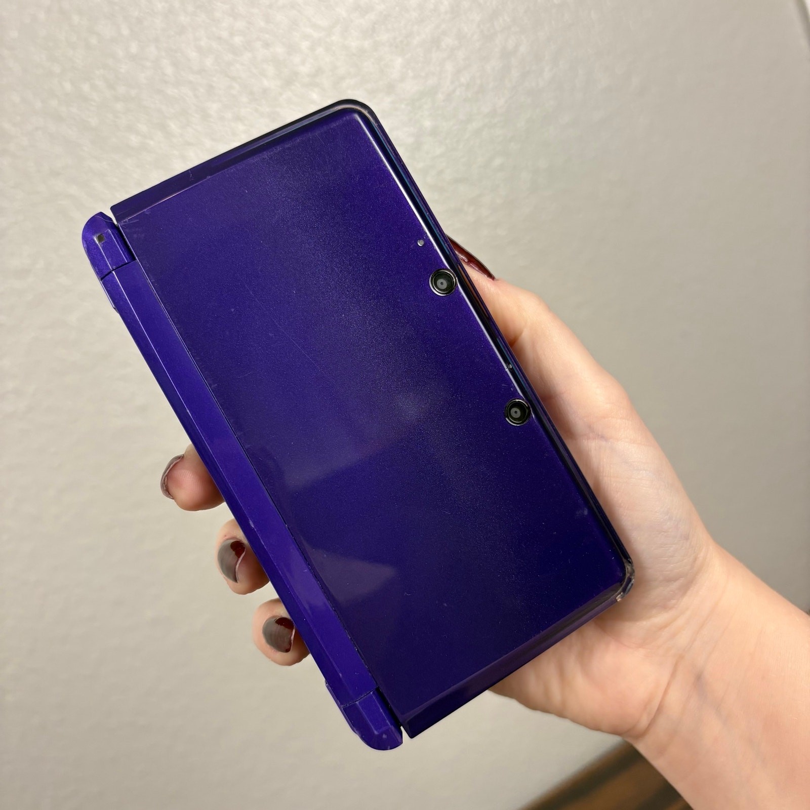 Nintendo Purple 3DS FOR PARTS NOT TESTED No Charger Handheld Portable Device