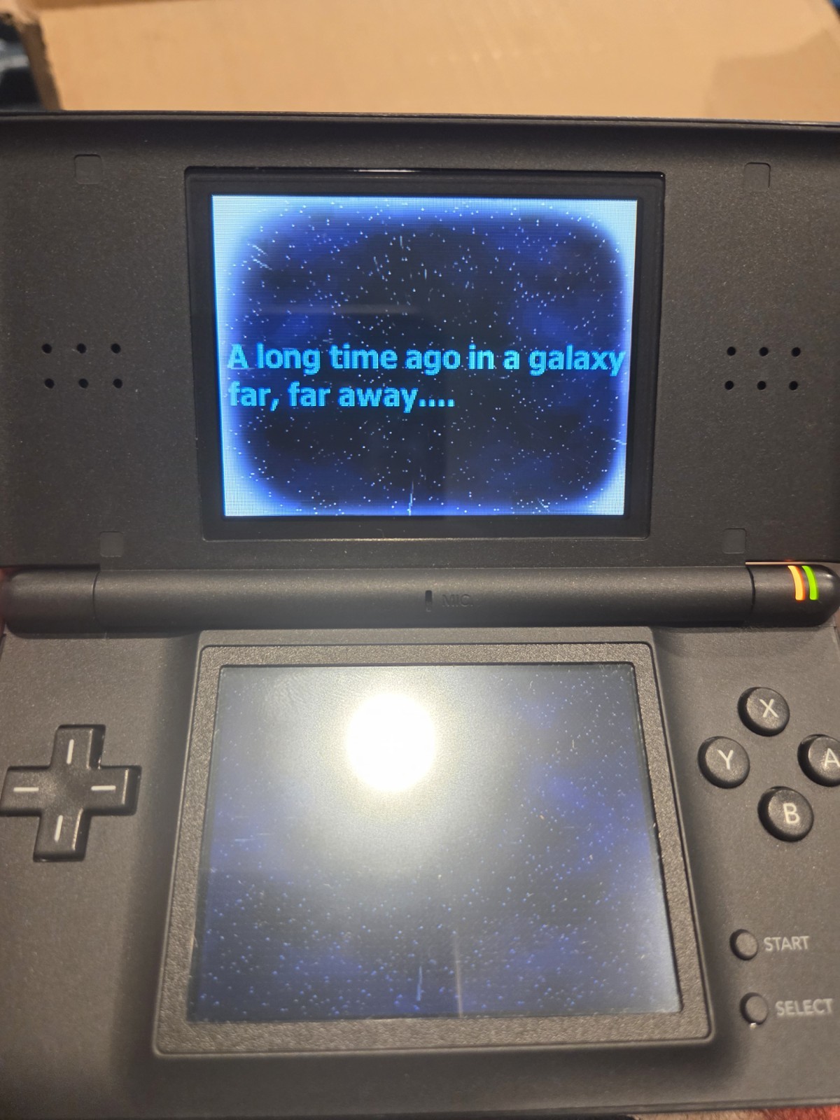 Nintendo DS Lite USG-001 (JPN) Black Handheld Console w/ Stylus Pixel Damage