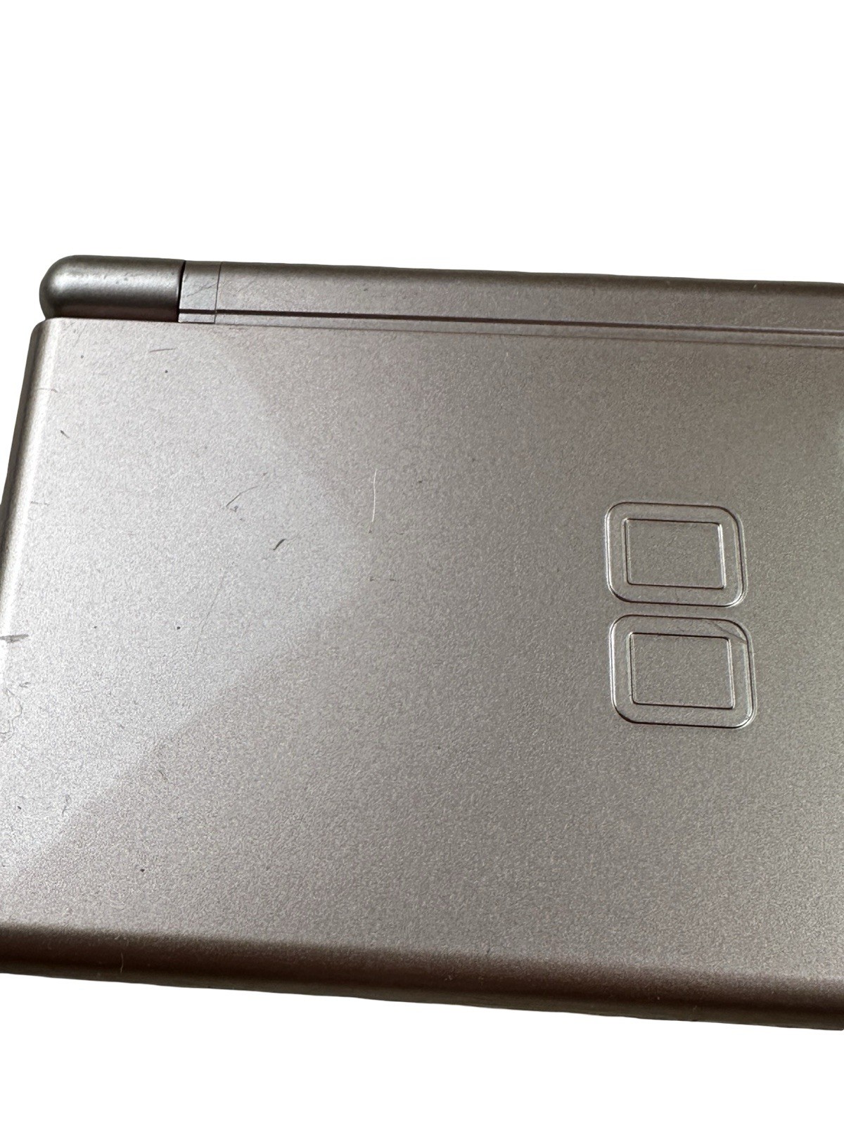 Nintendo DS Lite Metallic Rose Pink Handheld System With Charger Stylus Tested