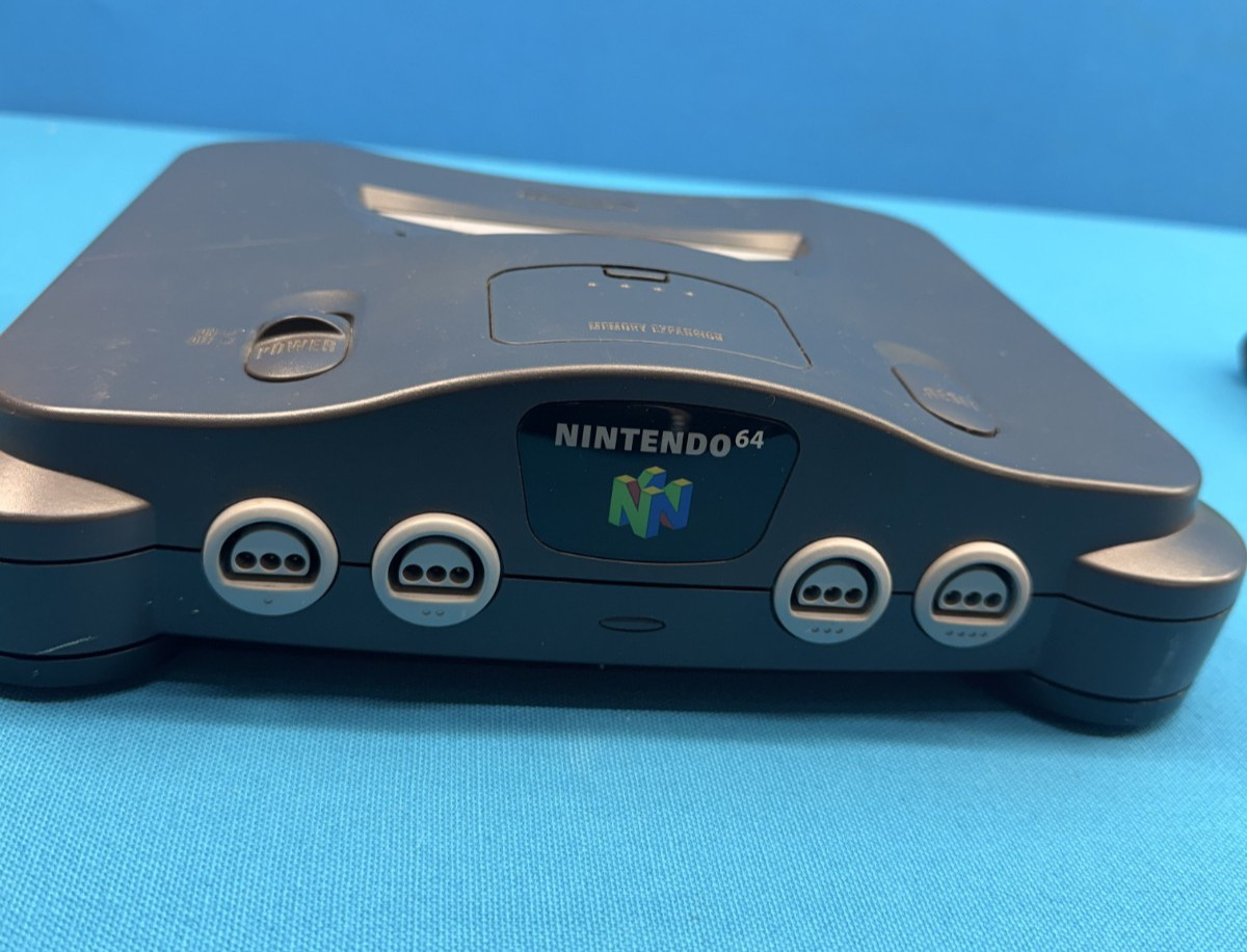 Nintendo 64 N64 System Console – Controllers – 13x Game Bundle Lot Super Smash