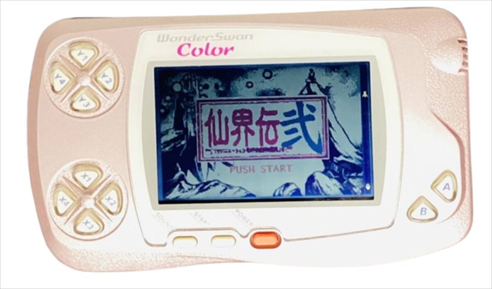 Bandai WonderSwan Color Pearl Pink Color WSC-001 Boxed Handheld Console