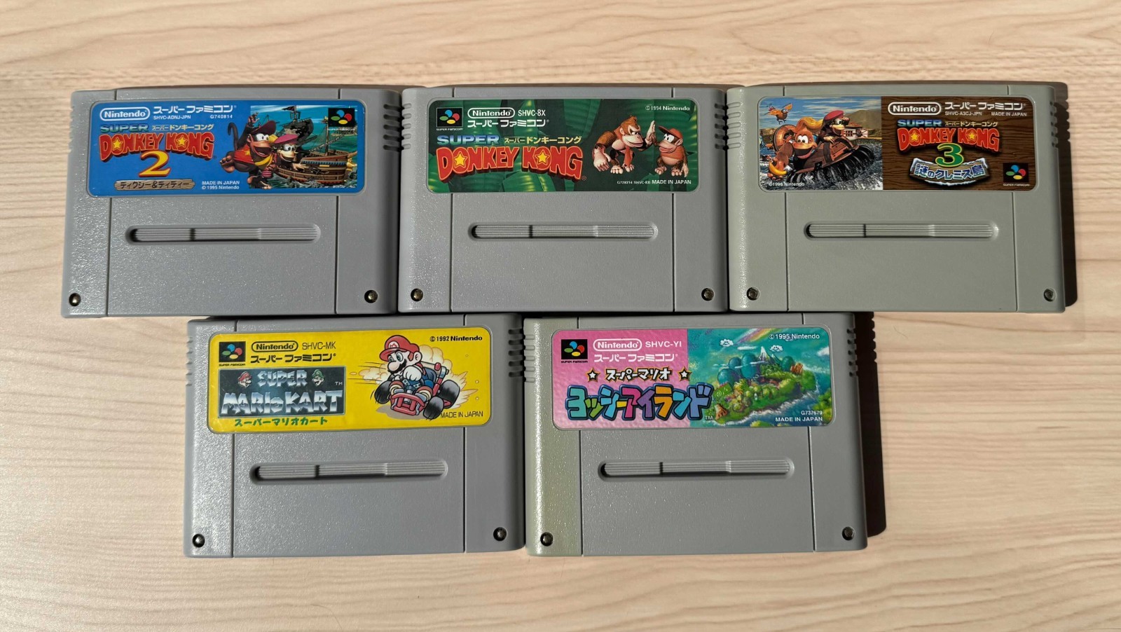 SFC Console Nintendo (Capacitor replaced etc) Mario & Donkey Kong & Yoshi’s Set