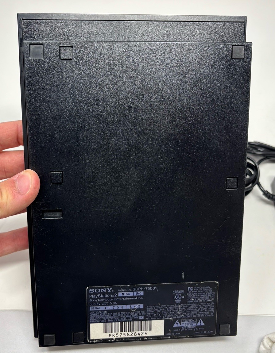 REFURBISHED – Sony PlayStation 2 PS2 Slim Console Bundle – NEW LENS + BATTERY