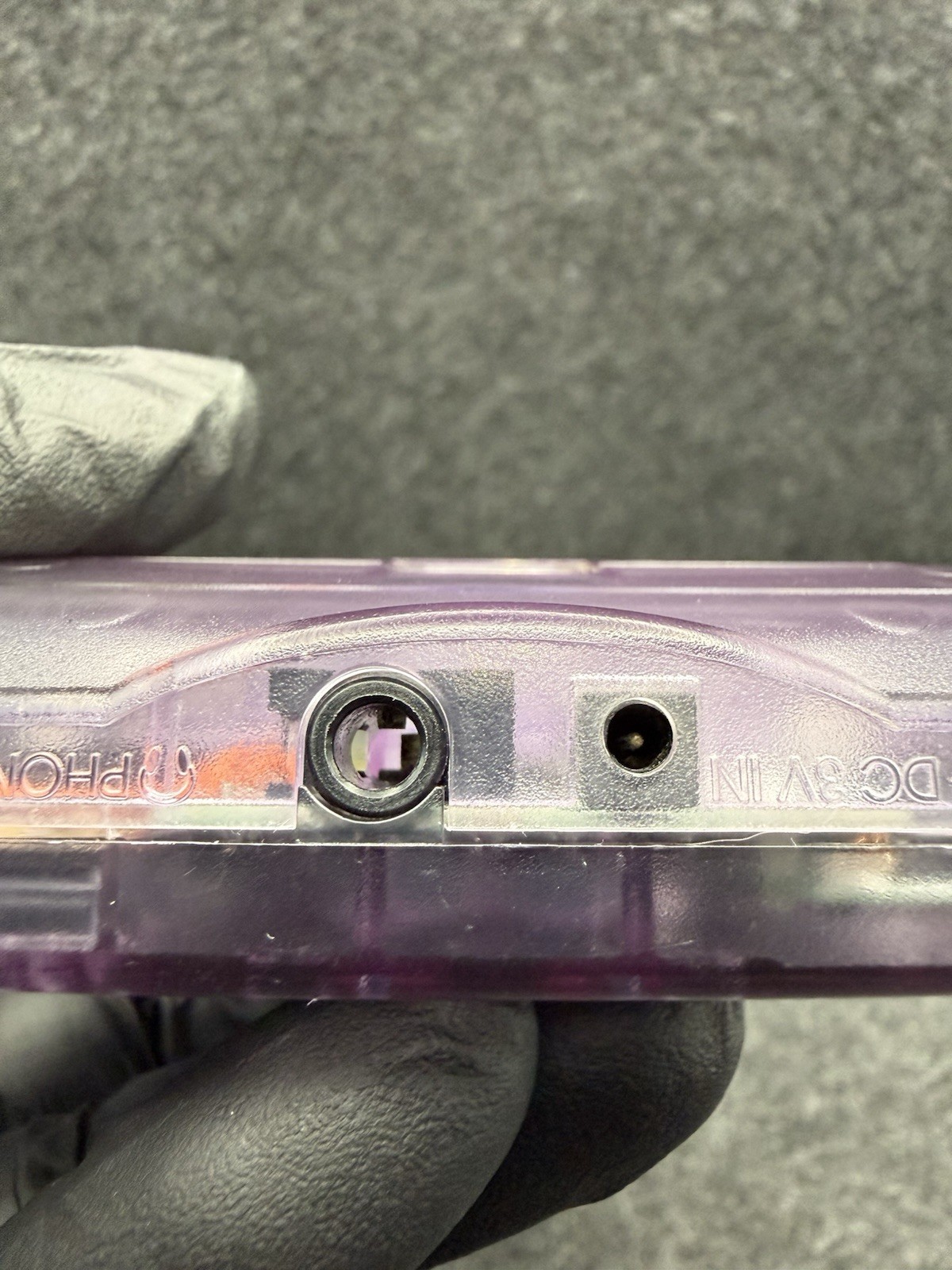 Nintendo Game Boy Color Atomic Purple CGB-001 Pokemon Lens & TESTED