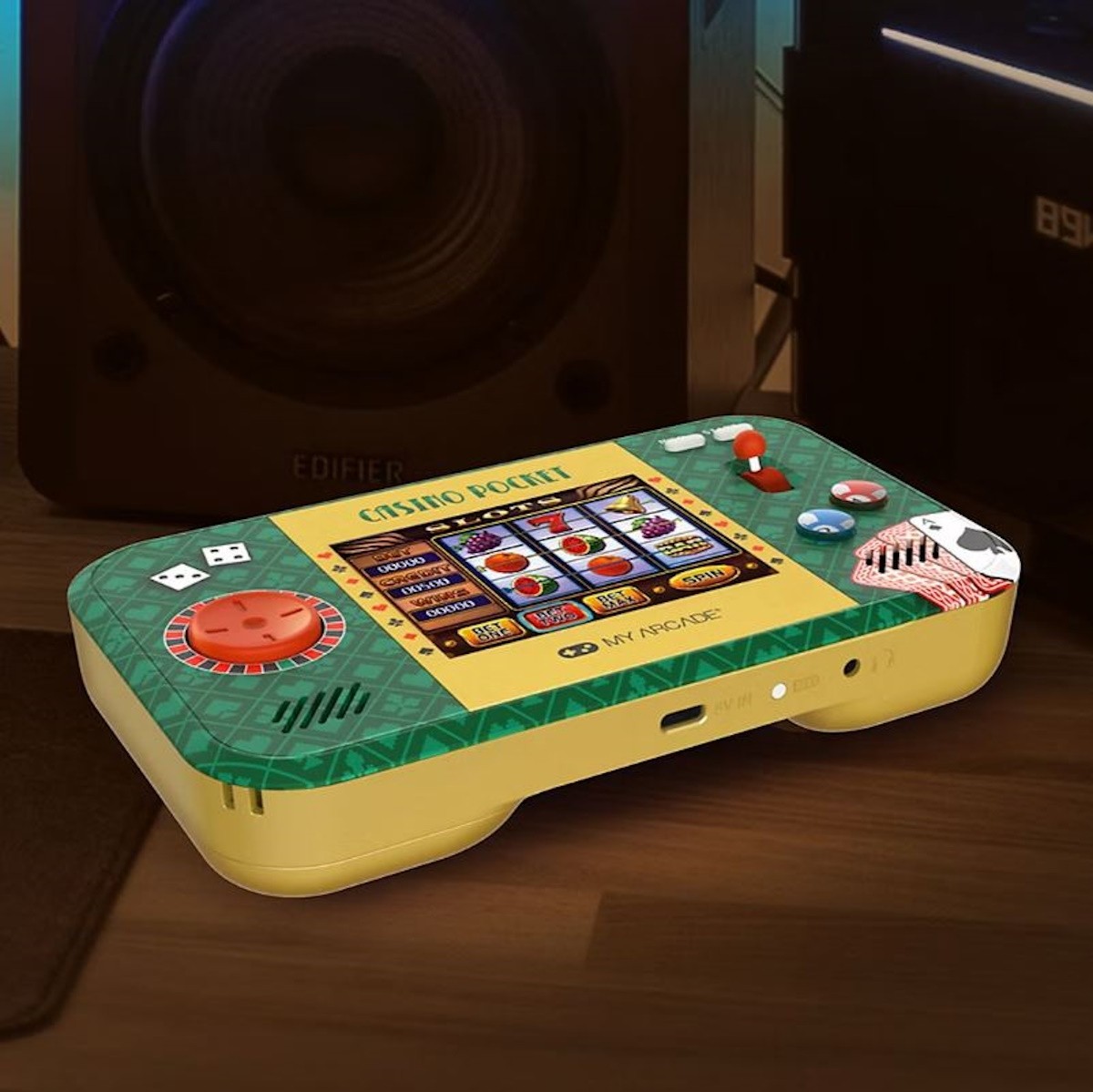 My Arcade Casino Pocket w/ 30+ Different Games 3.5″ Full-Color Display DGUN-3948