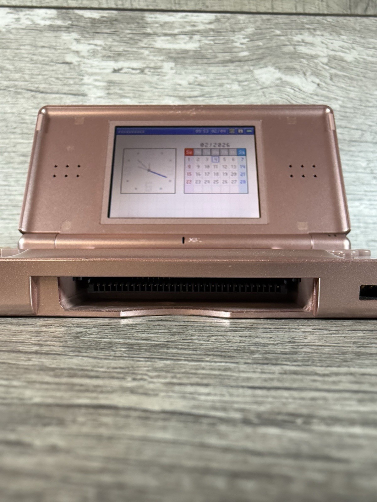 Nintendo DS Lite Metallic Rose W/ Game & Charger