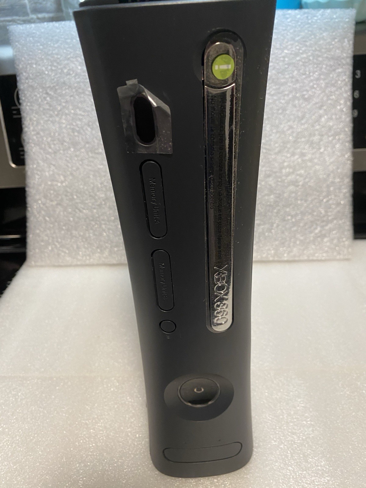 Microsoft Xbox 360 Elite Console Black 2009 HDMI Model w/Cords Power Tested Only