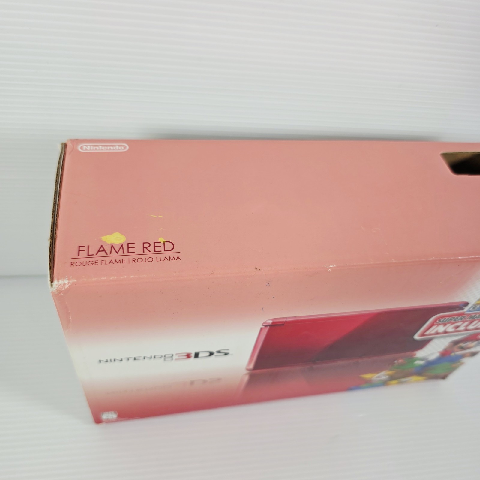 Nintendo 3DS Flame Red Super Mario 3D Land Bundle Edition – Box Only