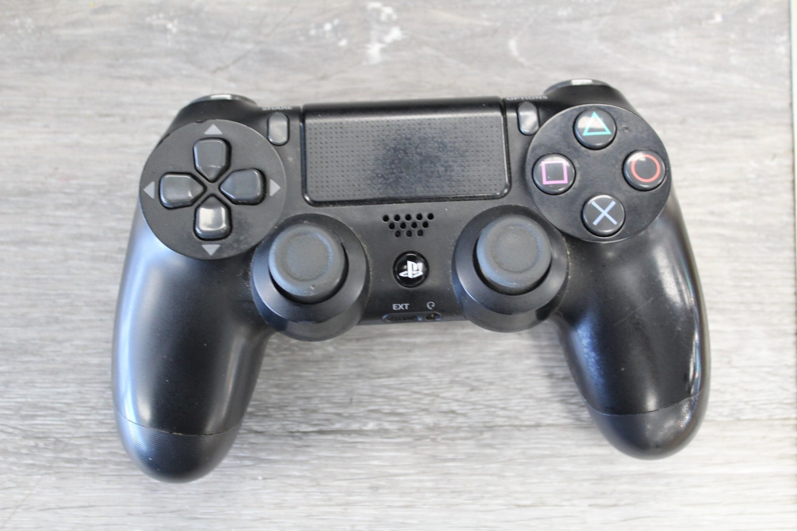 Sony PlayStation 4 Slim 500GB Console Jet Black CUH-2215B with Black Controller