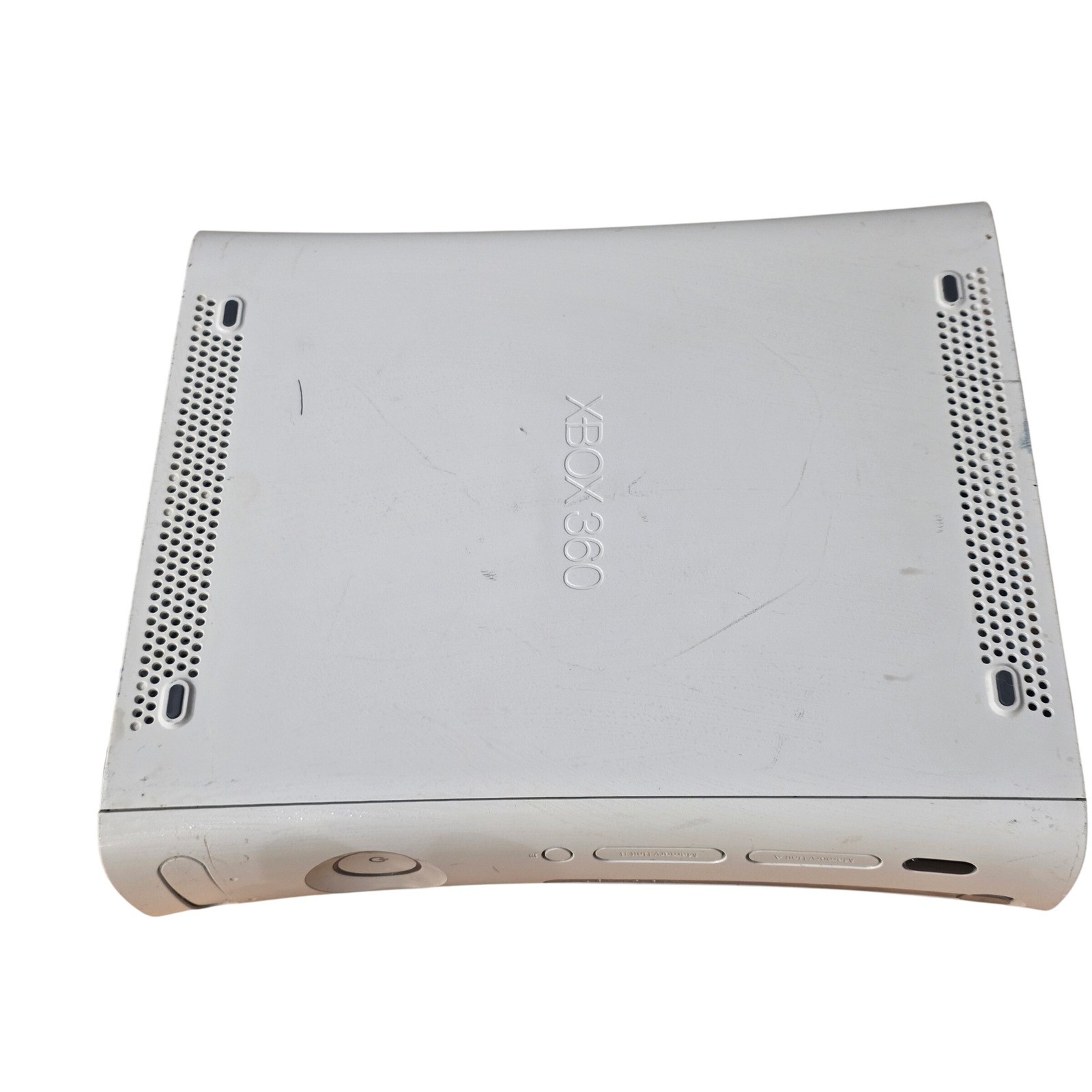 Microsoft Xbox 360 Original Console White 2006 w/ PSU Untested For Part/ Repair