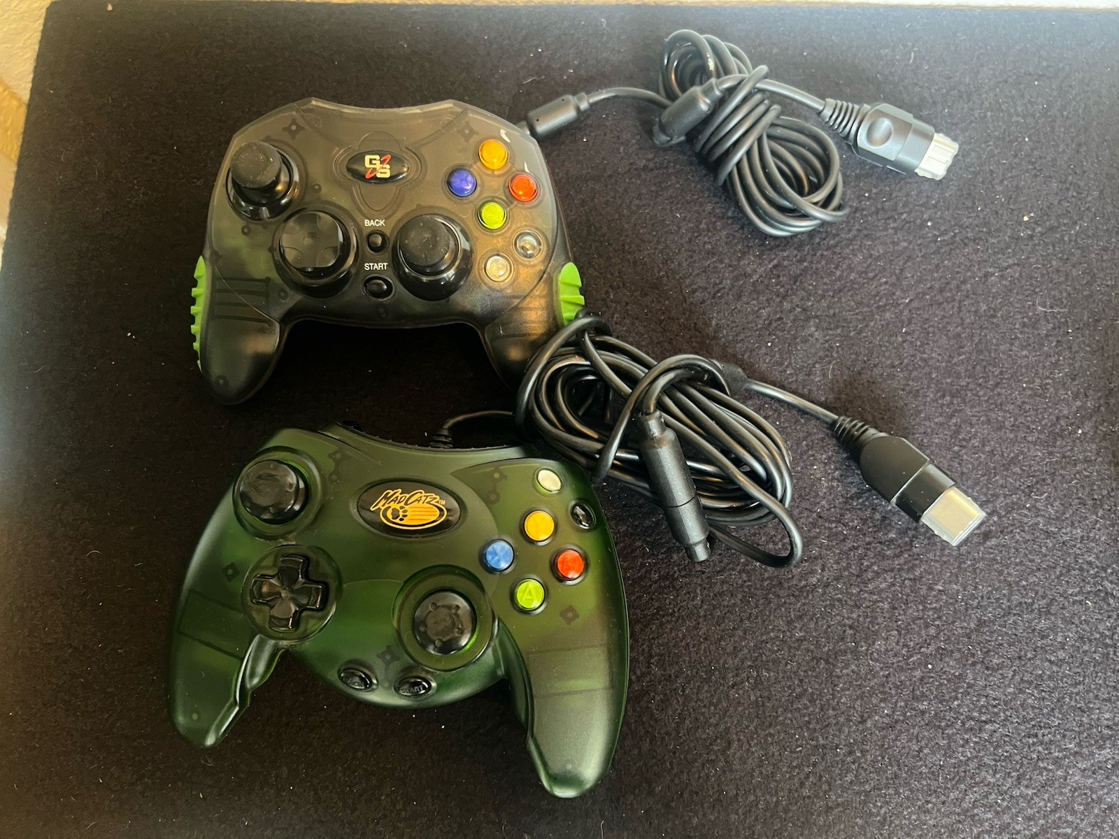 Xbox Original Console Bundle Controllers, DVD Playback Dongle/remote, Cables