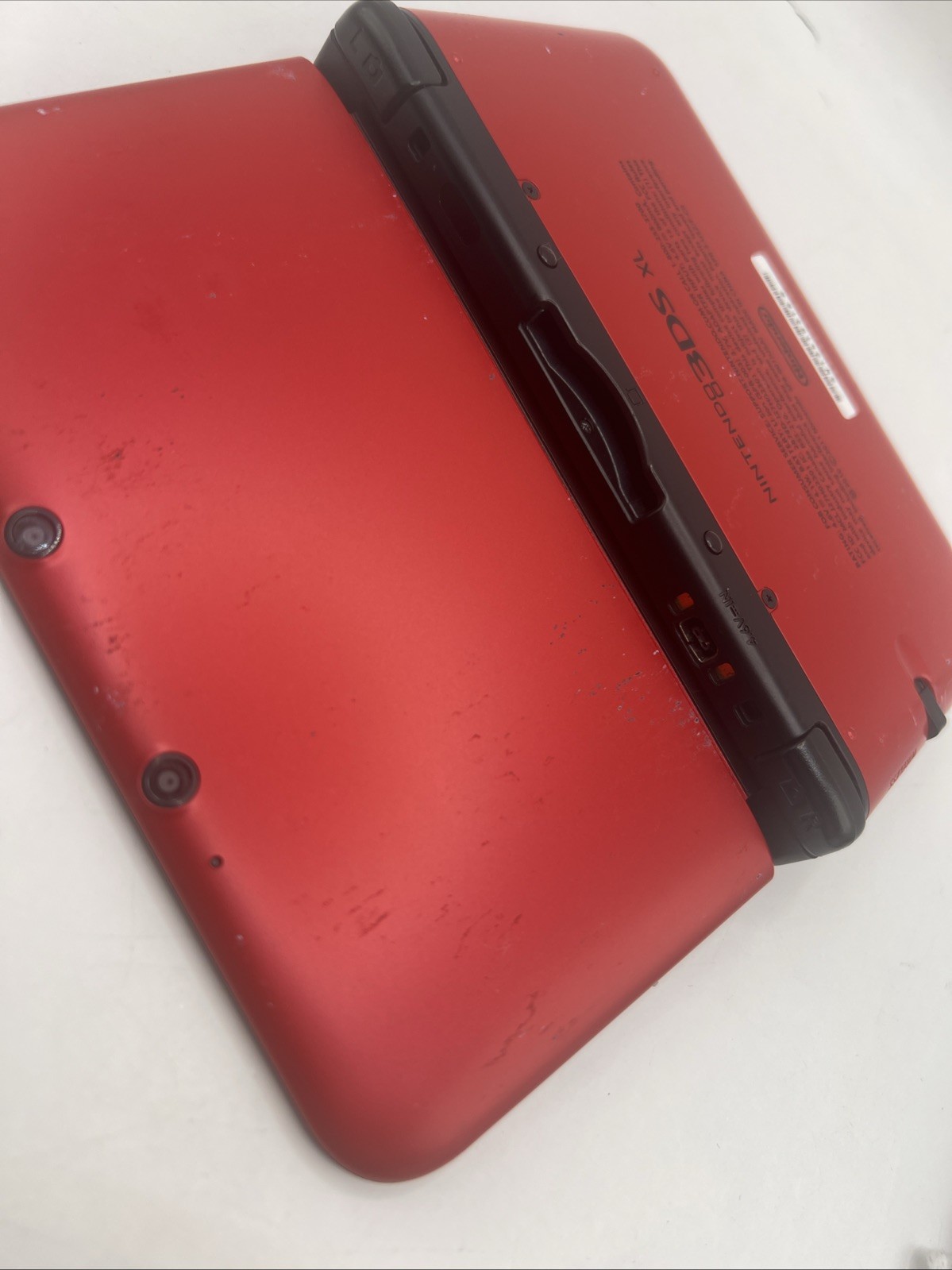 Nintendo 3DS XL Black and Red with Charger Tested Working SEE DESCRIPTION
