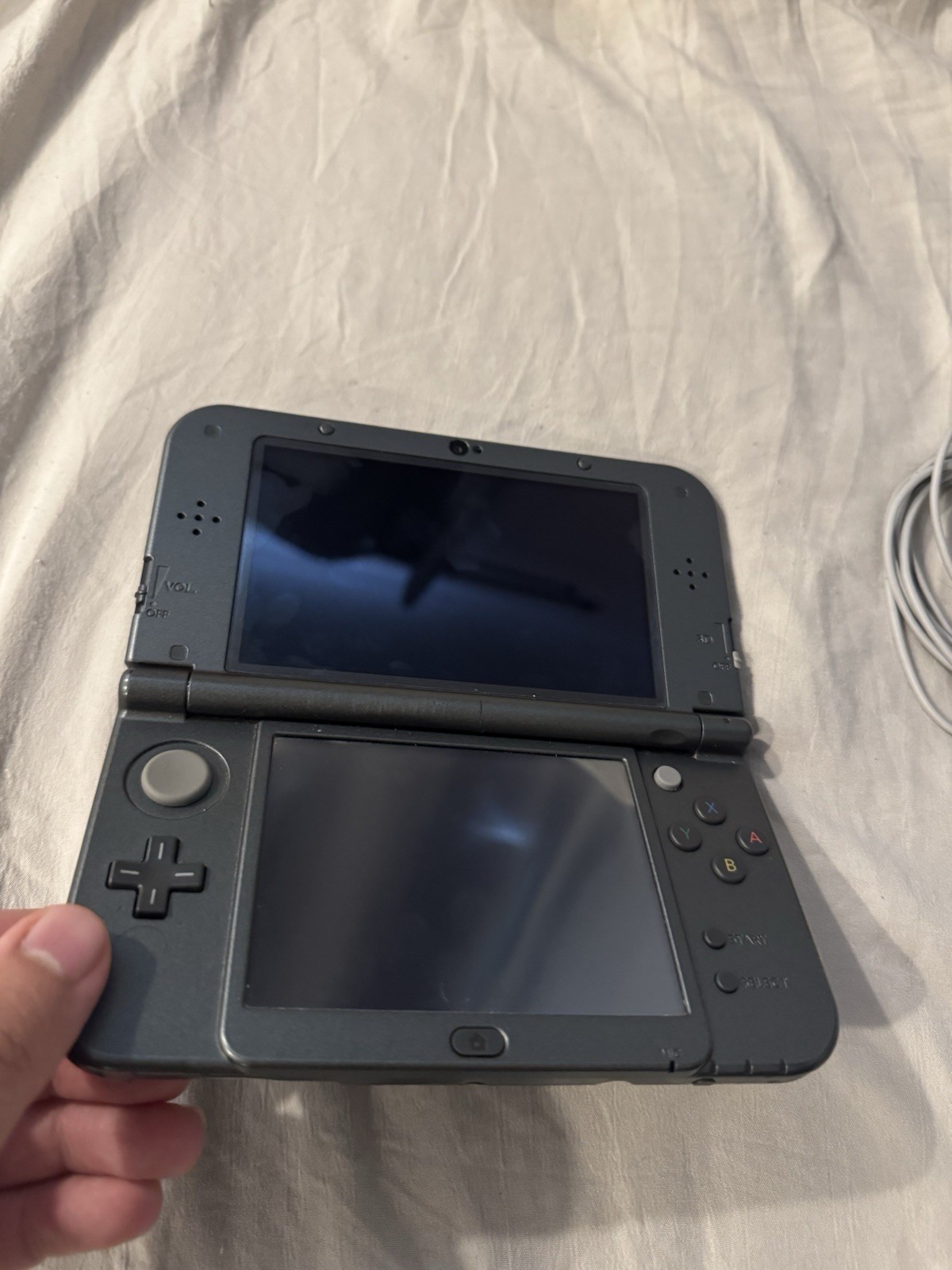 New Nintendo 3DS XL Metallic Black Console USA/Canada Ver. Matching Box + Manual