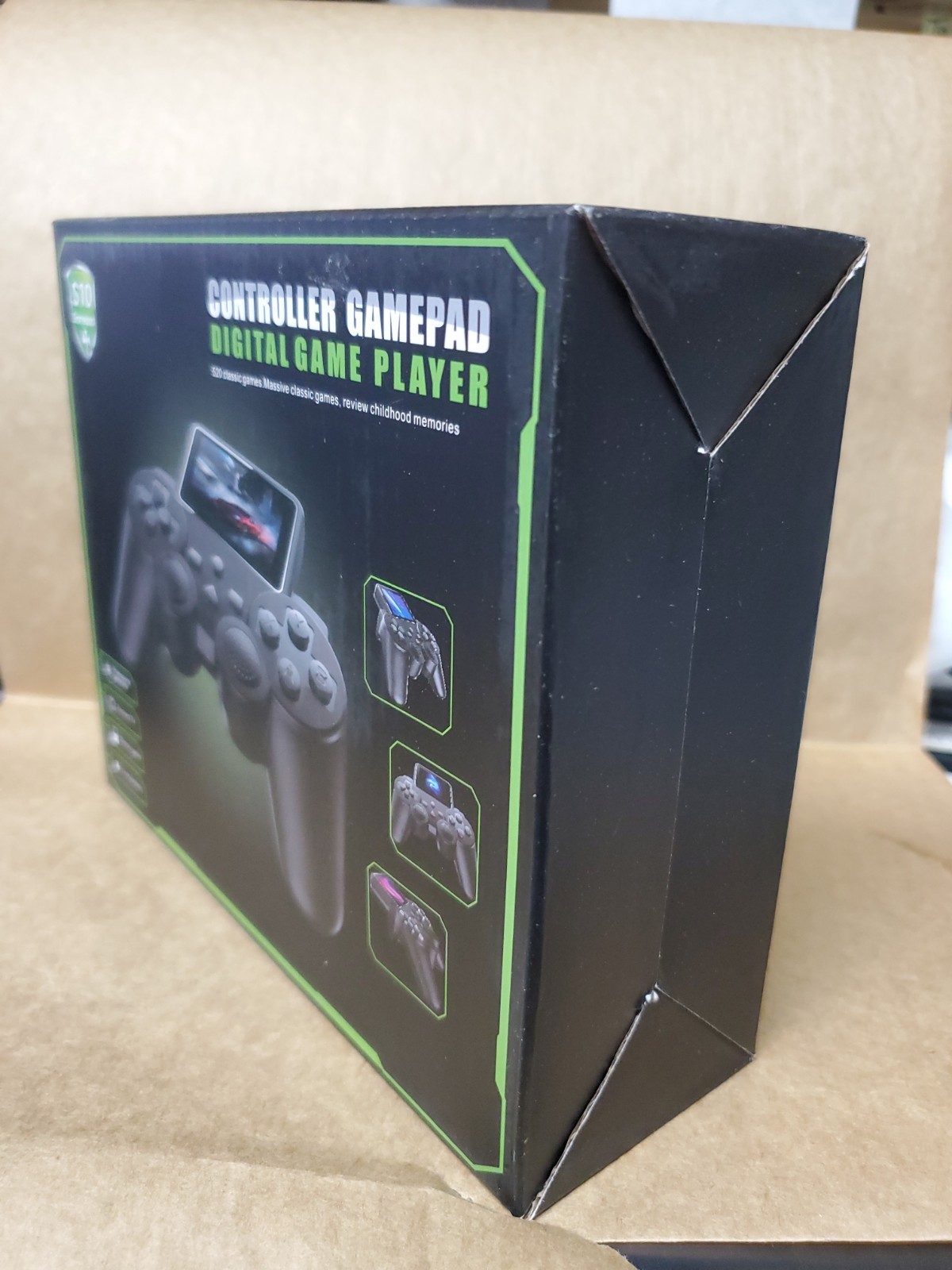 S10 Handheld Gamepad Controller Video Game Player, Black, 520 Built-In Games