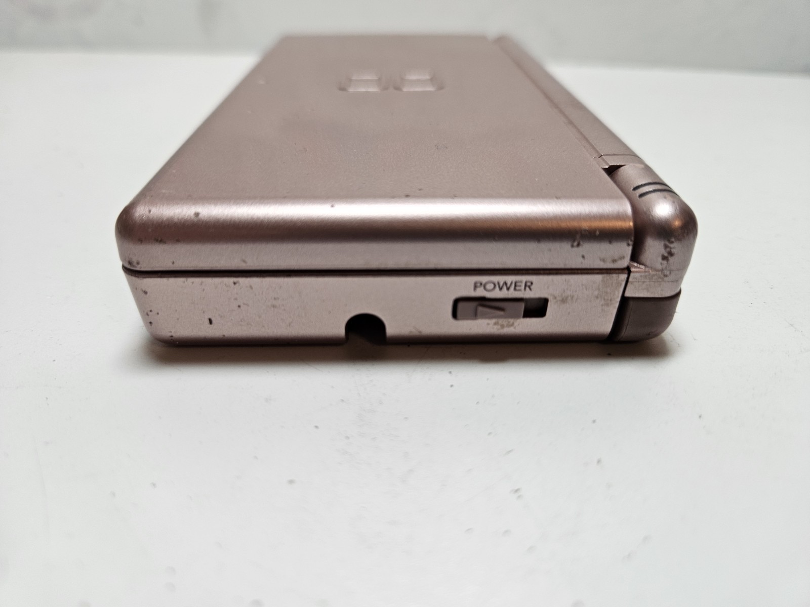 Nintendo DS Light Metallic Rose Pink USG-001 Handheld Console w/ Charger Tested