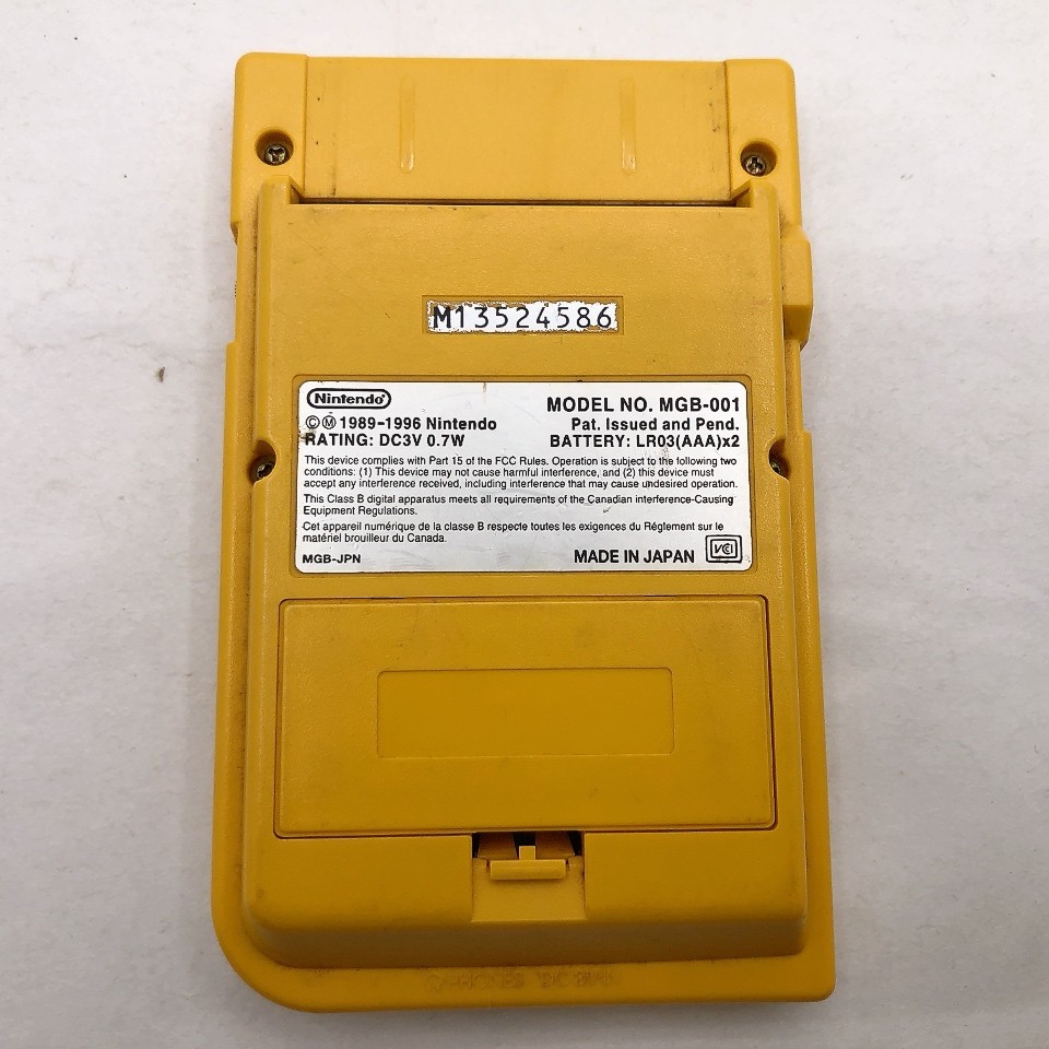 Nintendo Game Boy Pocket Console Yellow 5 Bundle Games Gameboy Tested