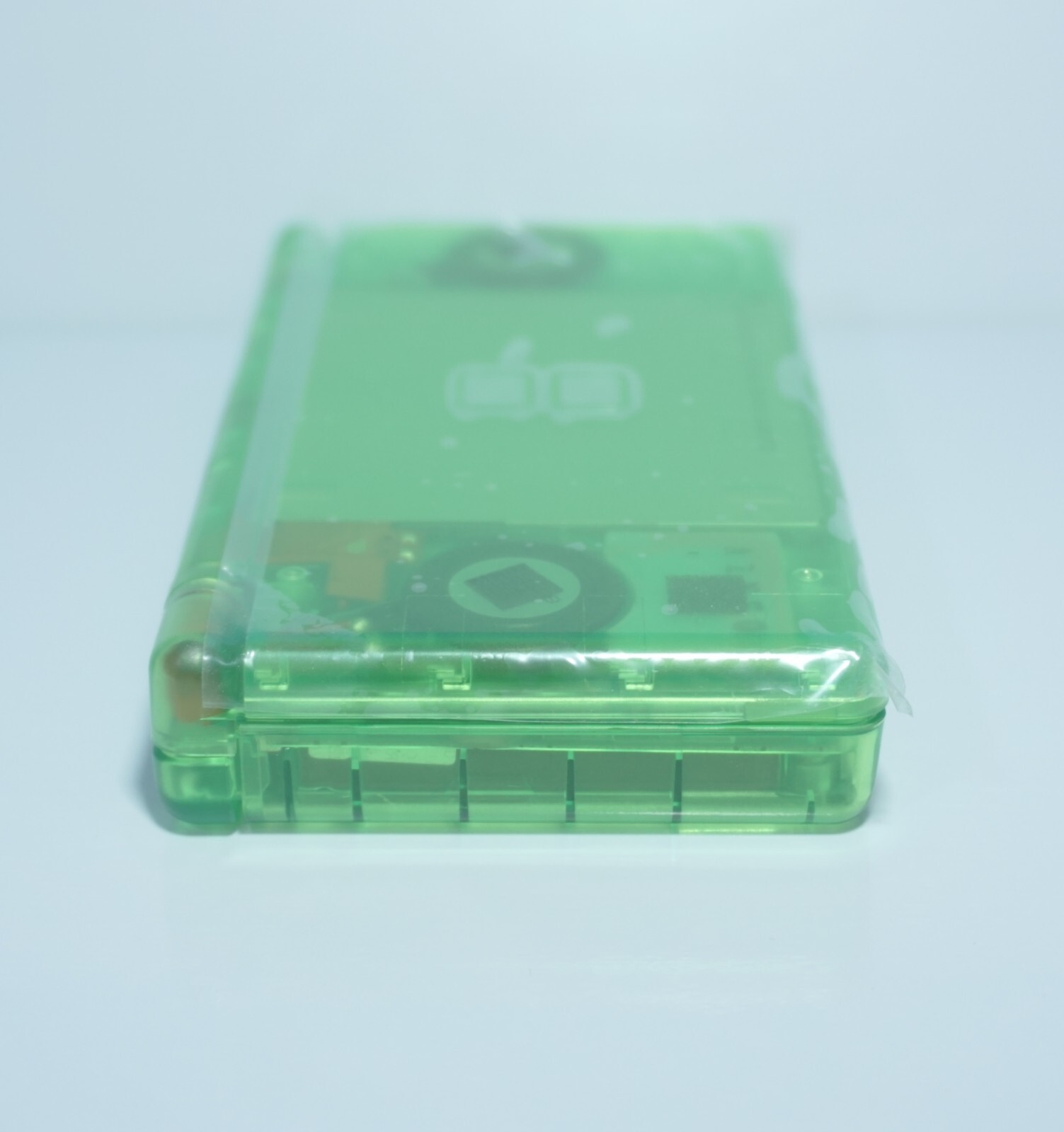 Nintendo DS Lite Transparent Clear Kiwi Green Handheld System with Charger