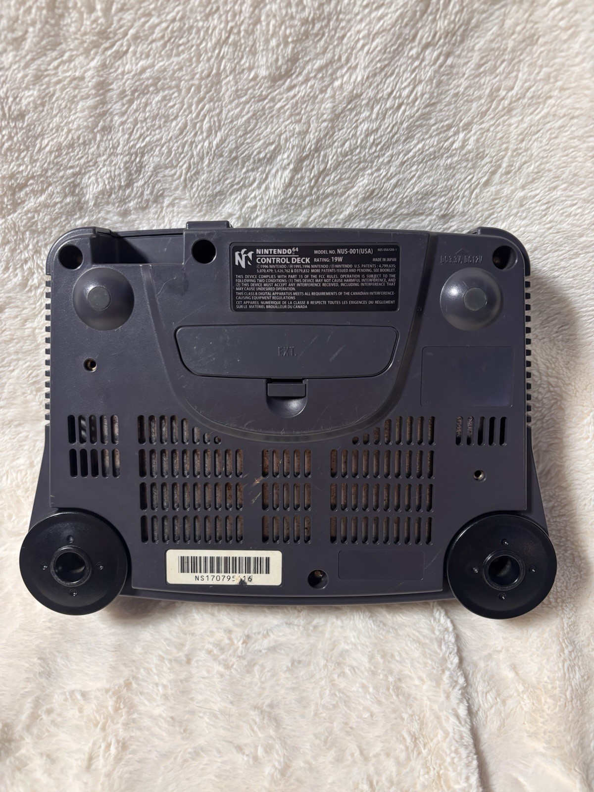 Nintendo 64 System 32MB Home Console – Charcoal Gray TESTED WORKING