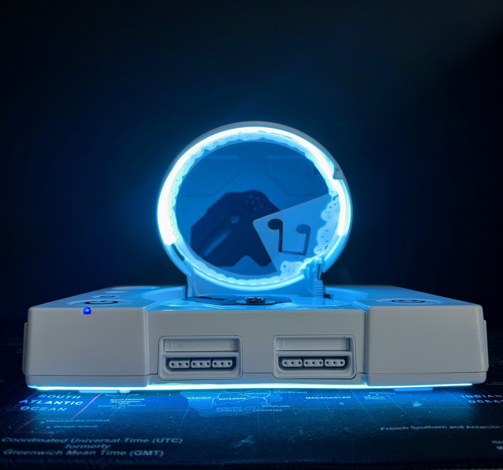 PLAYSTATION 1 PS1-CUSTOM CLEAR WINDOW LID!