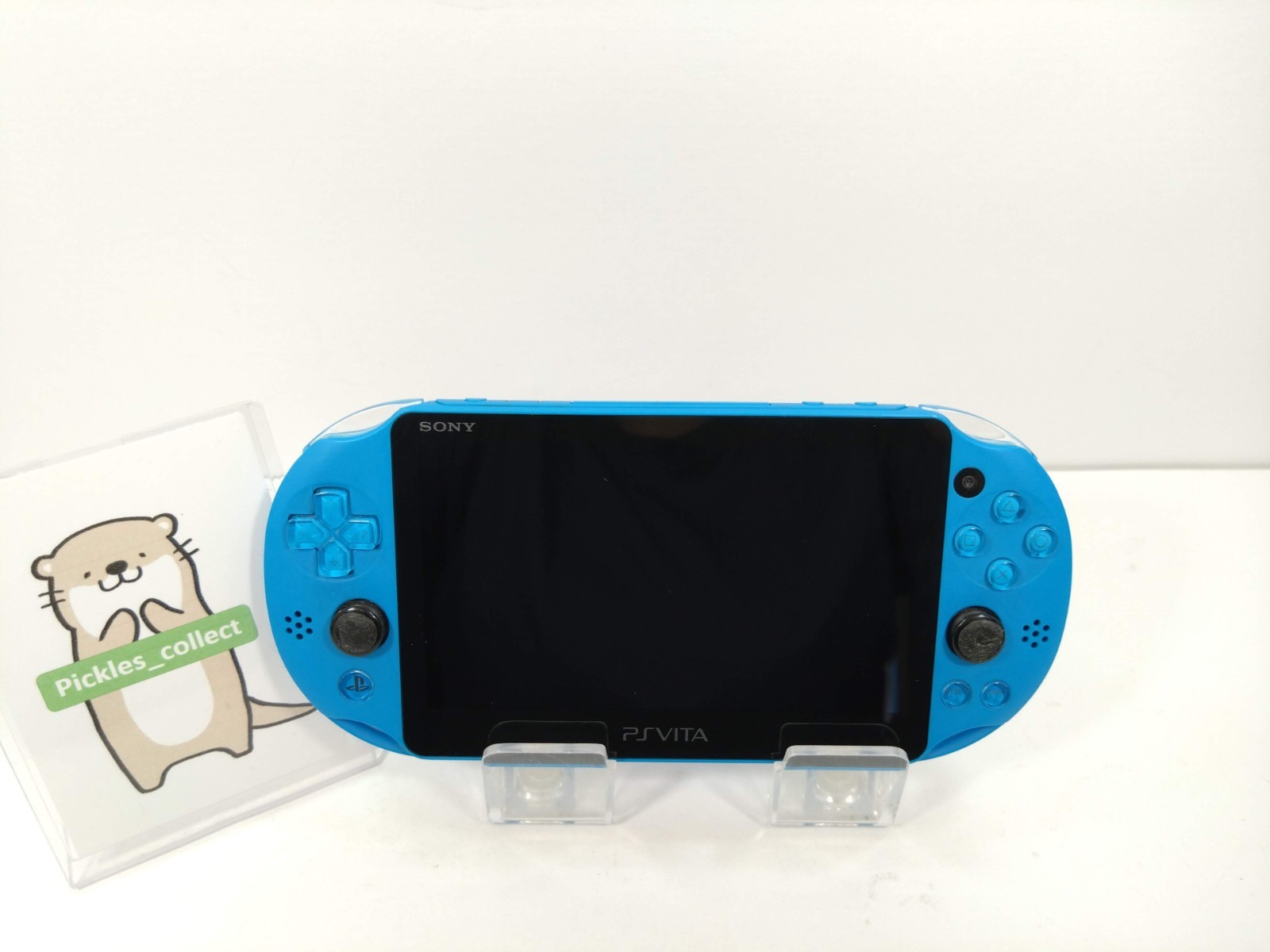 Sony PS Vita Aqua Blue PCH-2000 ZA23 Console only Wi-Fi PSV Slim Tested 0528K