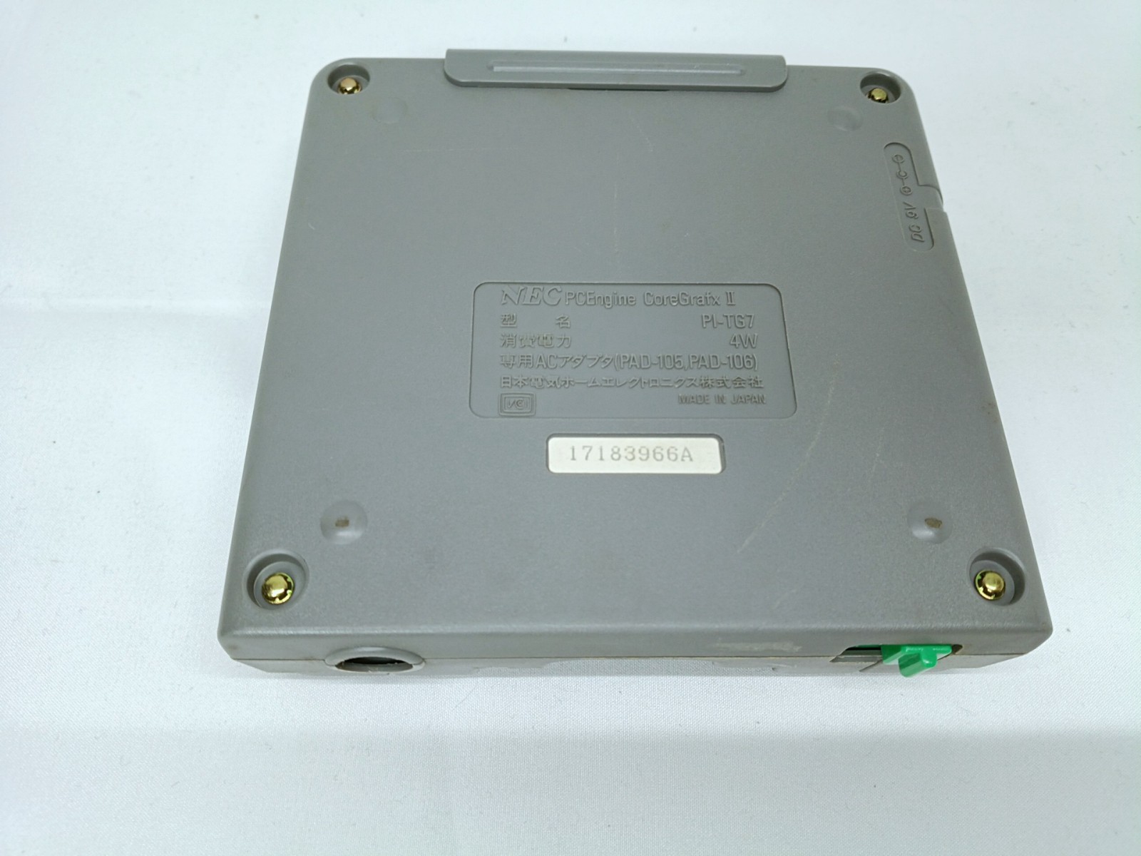 PC Engine CORE GRAFX II 2 console + 2games R-Type I&II NTSC-J Tested