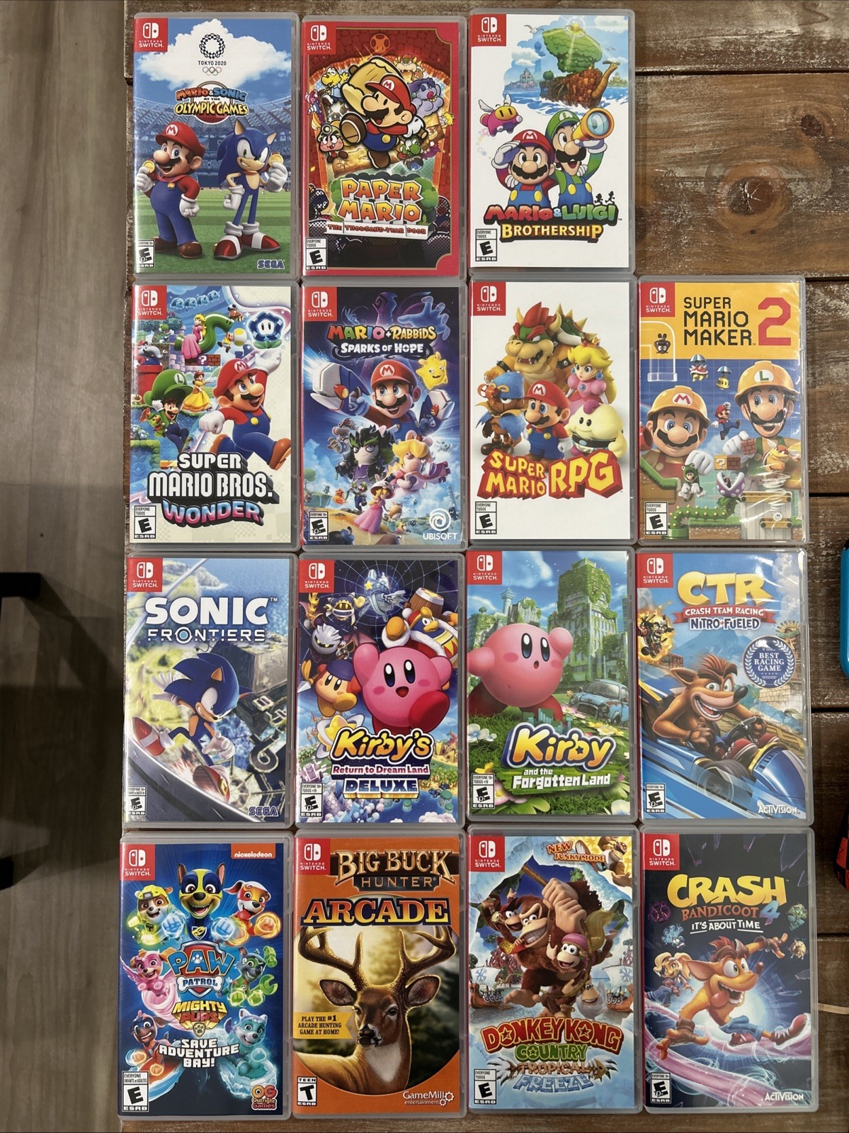 Nintendo Switch 32GB Handheld Console With 15 Games, 3 Controllers, Case