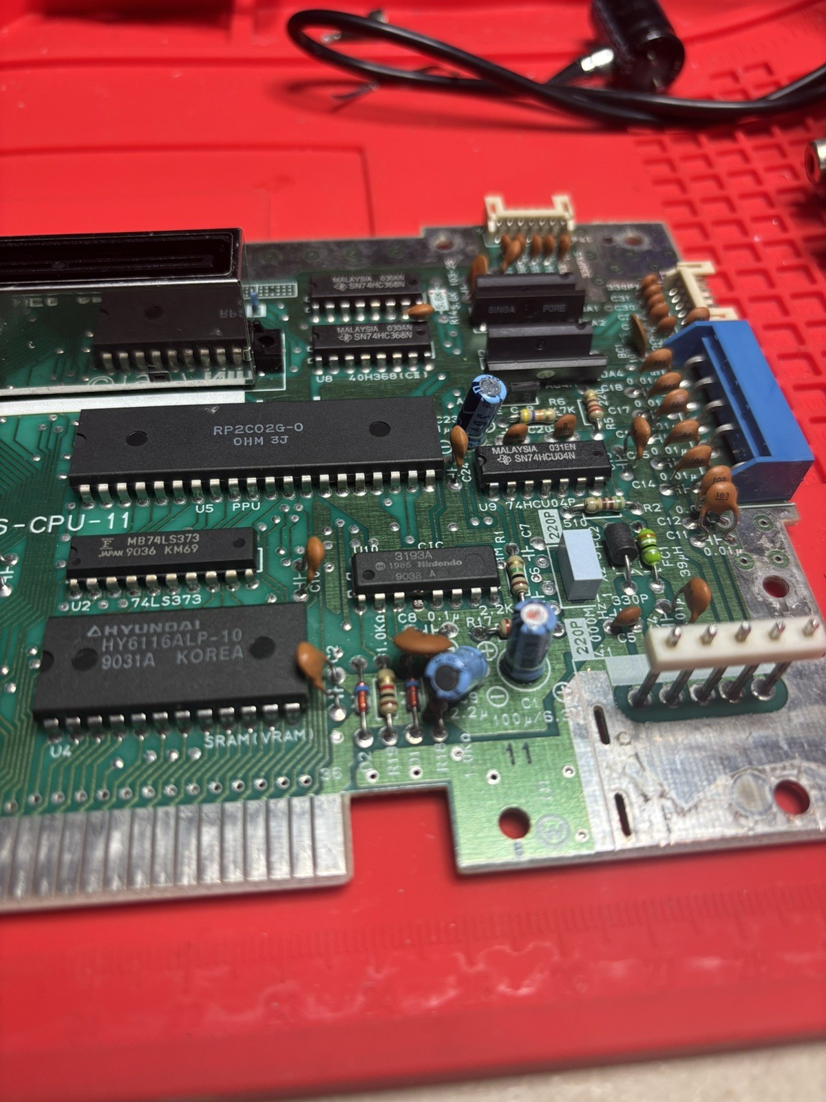 NES Console – Recapped, New VR, Lock-Out disabled, OEM 72-Pin, Bridge Rectifier