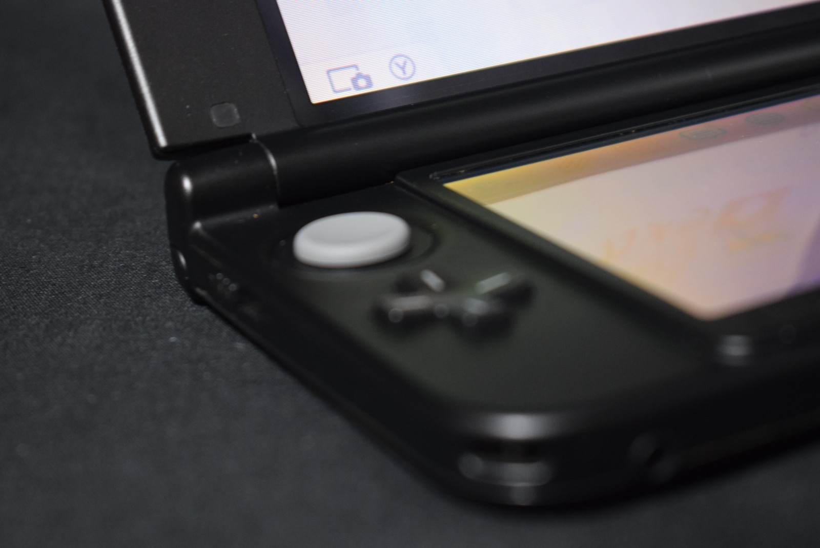 Nintendo 3DS XL LL Black w/BOX RANK S Chargers Stylus Teste Japanese ver #6006