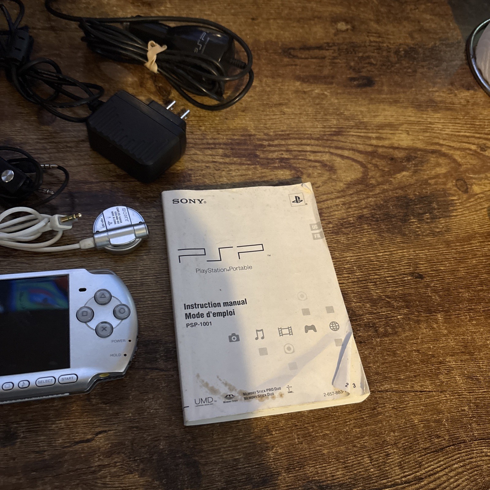 Sony PSP 3001 Silver Slim With Value Pack
