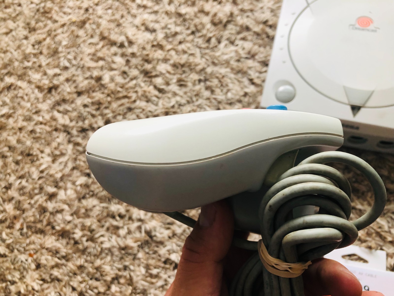 Sega Dreamcast Console System HKT-3020 With 2 Controllers & Memory Card TESTED4!