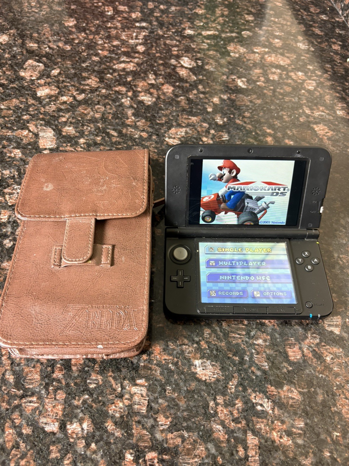 New Nintendo 3DS XL Handheld Game Console RED-001 Black