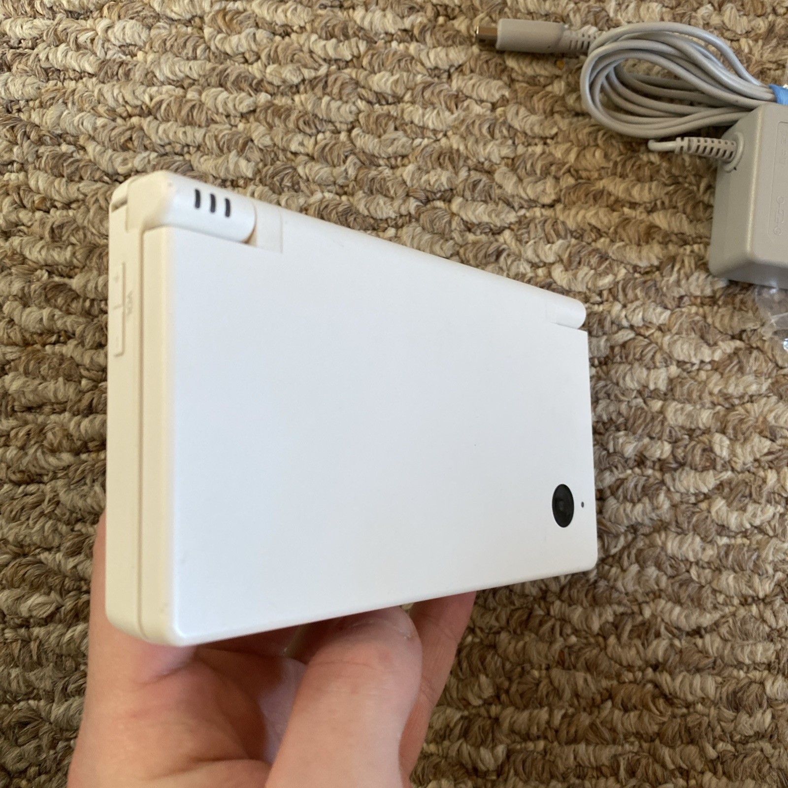 Nintendo DSi White Console in Original Box USA Version Charger Stylus Manual