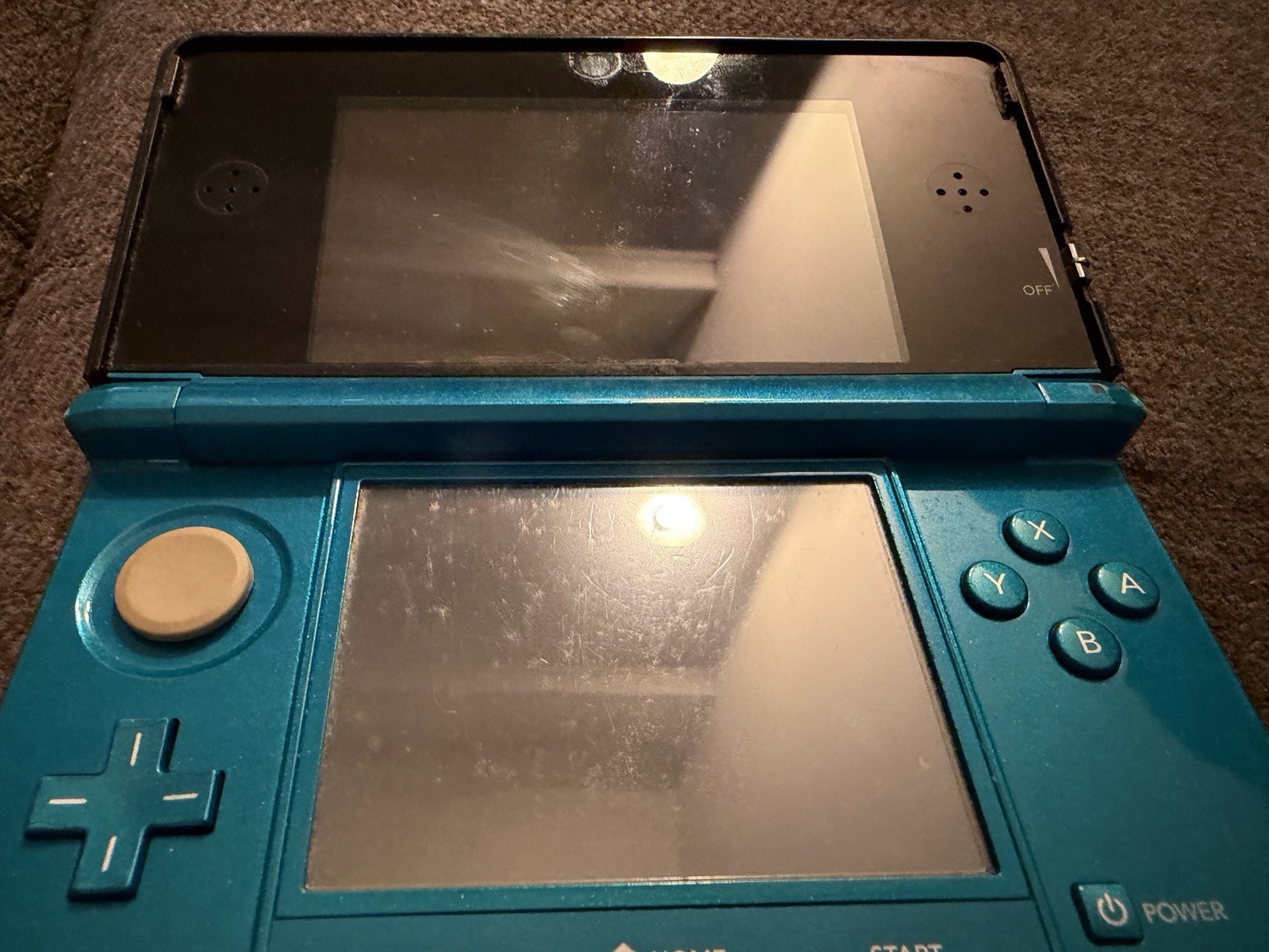 Nintendo 3DS Handheld System – Aqua Blue For Repair