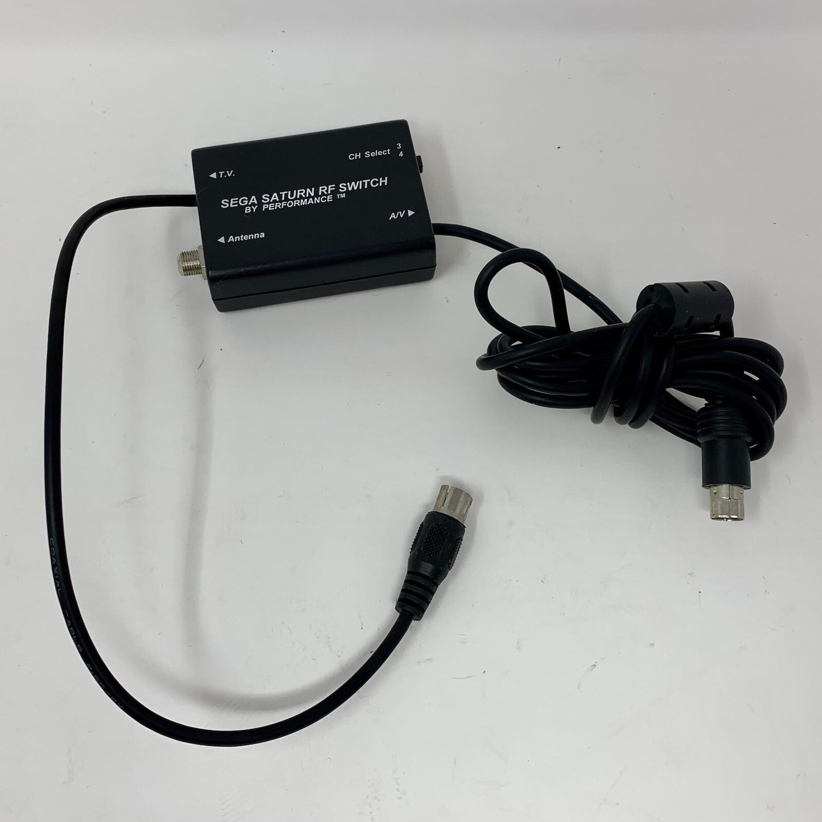 SEGA Saturn Home Console System Package RF Switch 1 Controller US Version RARE