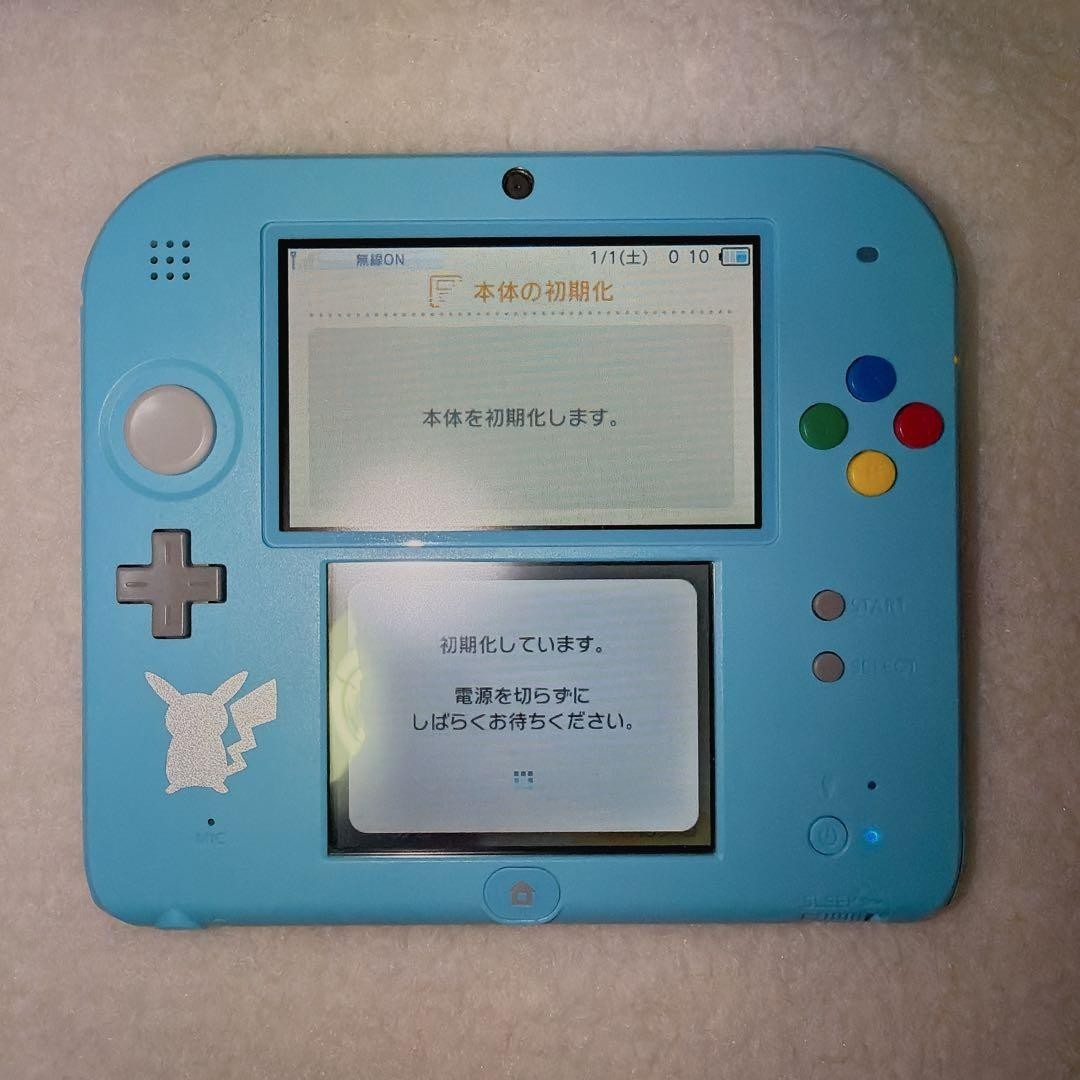 Excellent Nintendo 2DS Pokemon Sun Moon – Light Blue Tested Used