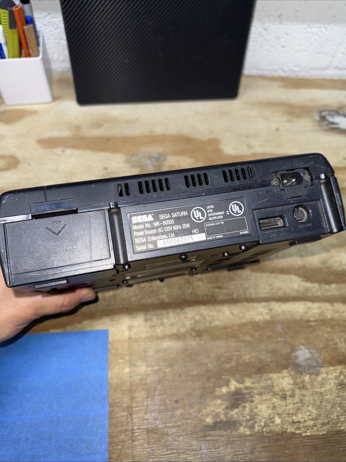 Sega Saturn (MK-80000, 1996) Console Only For Parts – UNTESTED