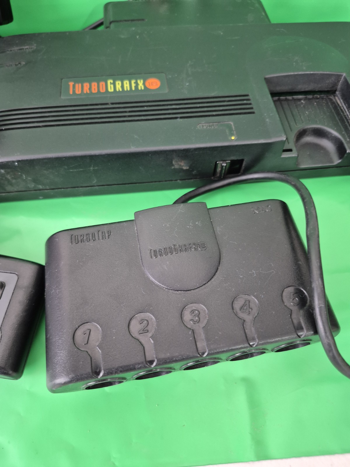 NEC Turbo Grafx-16 Console with two Controllers and TurboTap Used