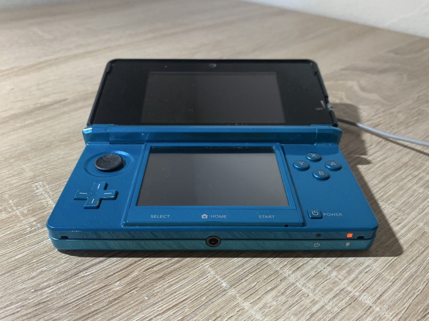 0660 Nintendo 3DS Aqua Blue Good TESTED 290g