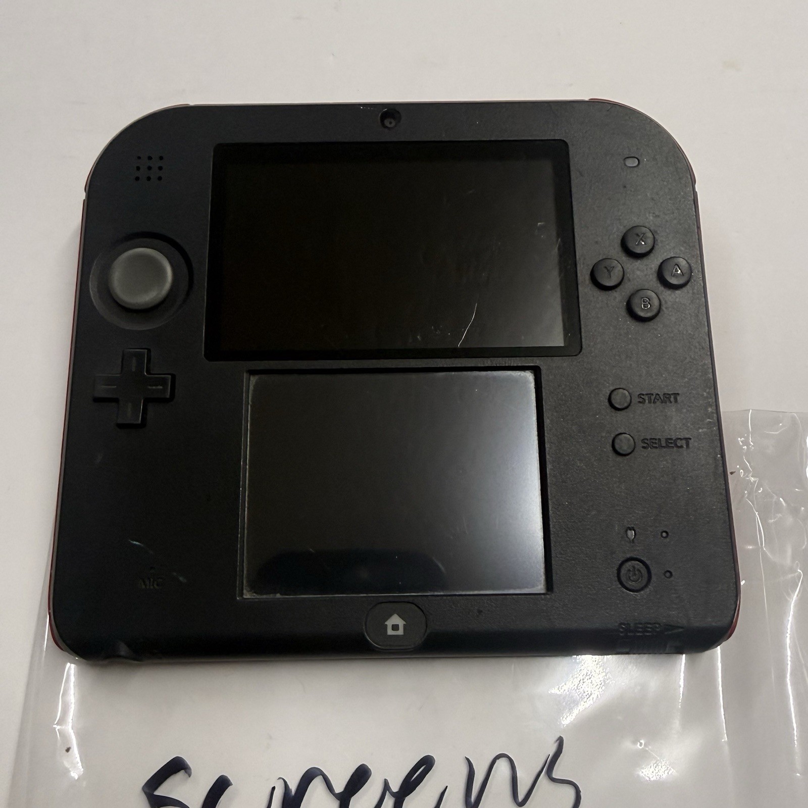 Defective 3ds – Nintendo 2ds 4GB Console Red Cracked Screens #2