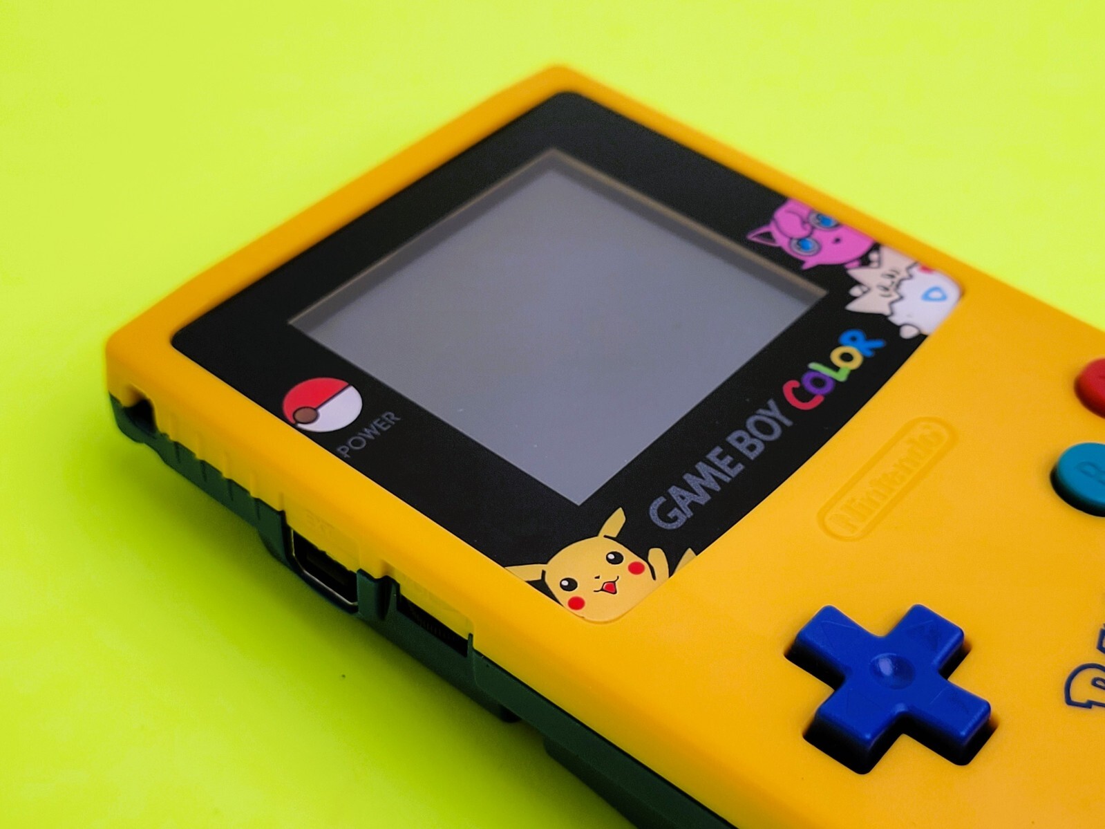 Nintendo Game Boy Color Pokemon Pikachu Edition 👾 CGB-001 GBC RESTORED NEW BODY