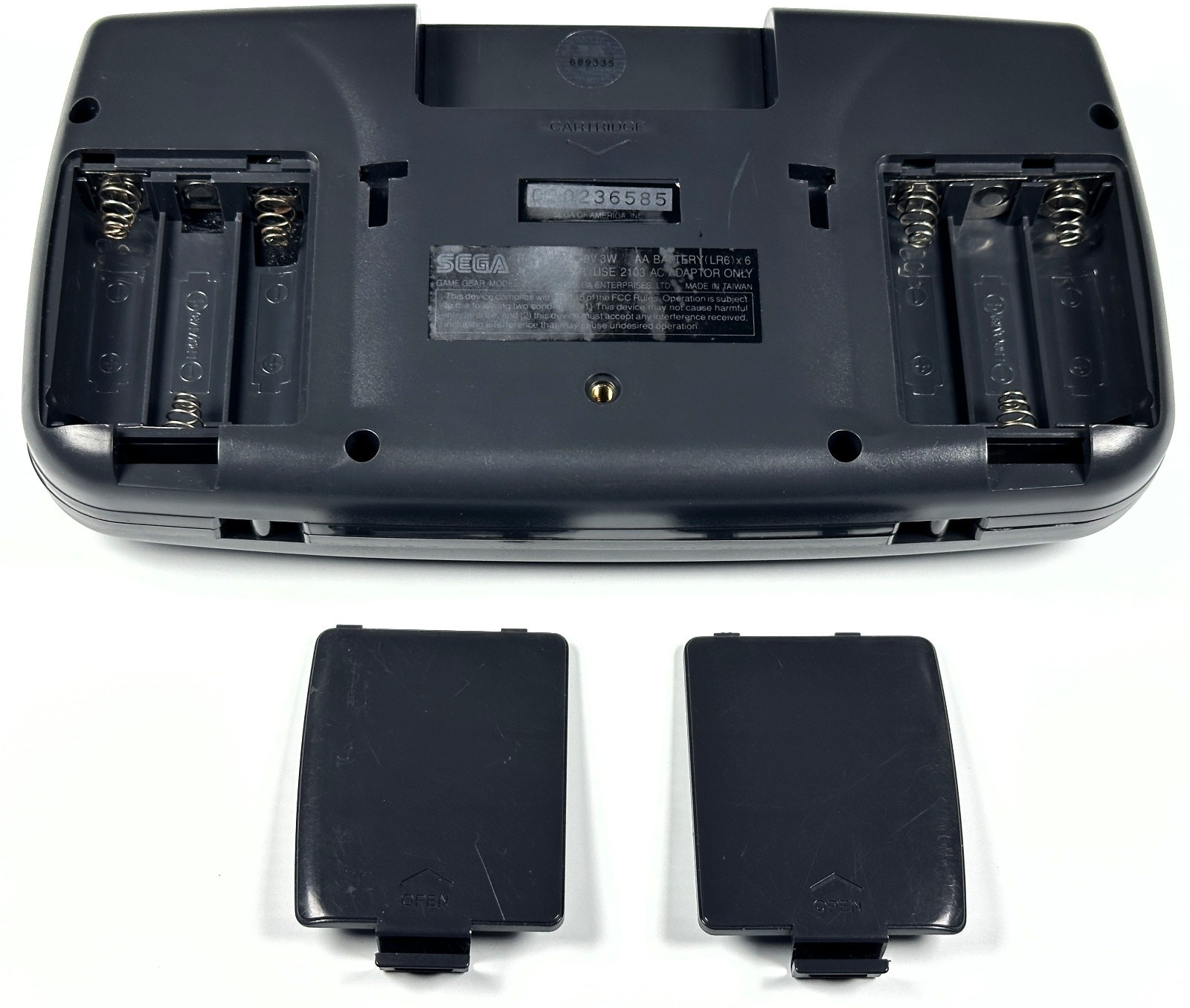 ❤️ SEGA Game Gear Console RECAPPED w CERAMIC SMD Caps, Glass Lens + Video Game